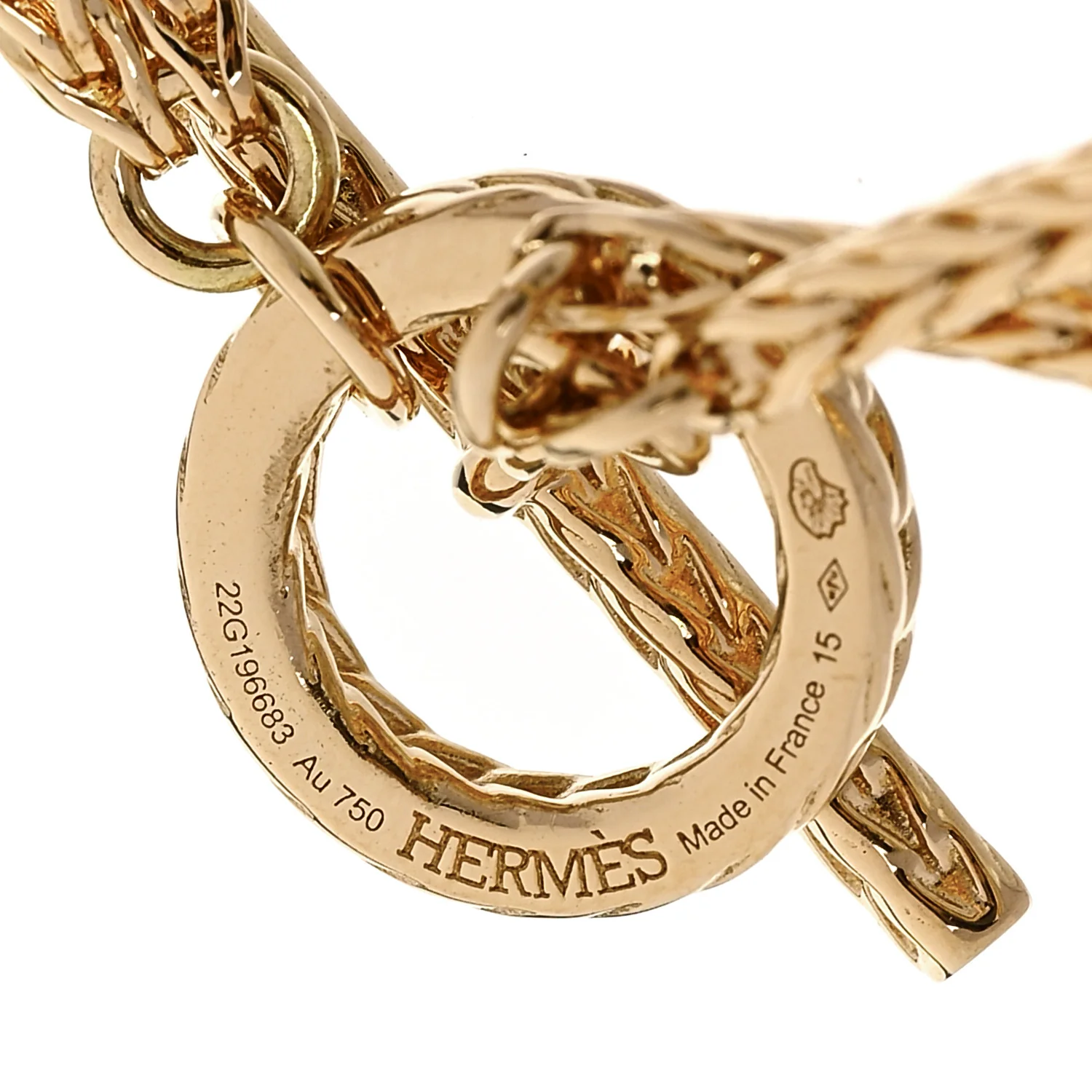18K Yellow Gold PM Chaine D'ancre Danae Bracelet - Image 3