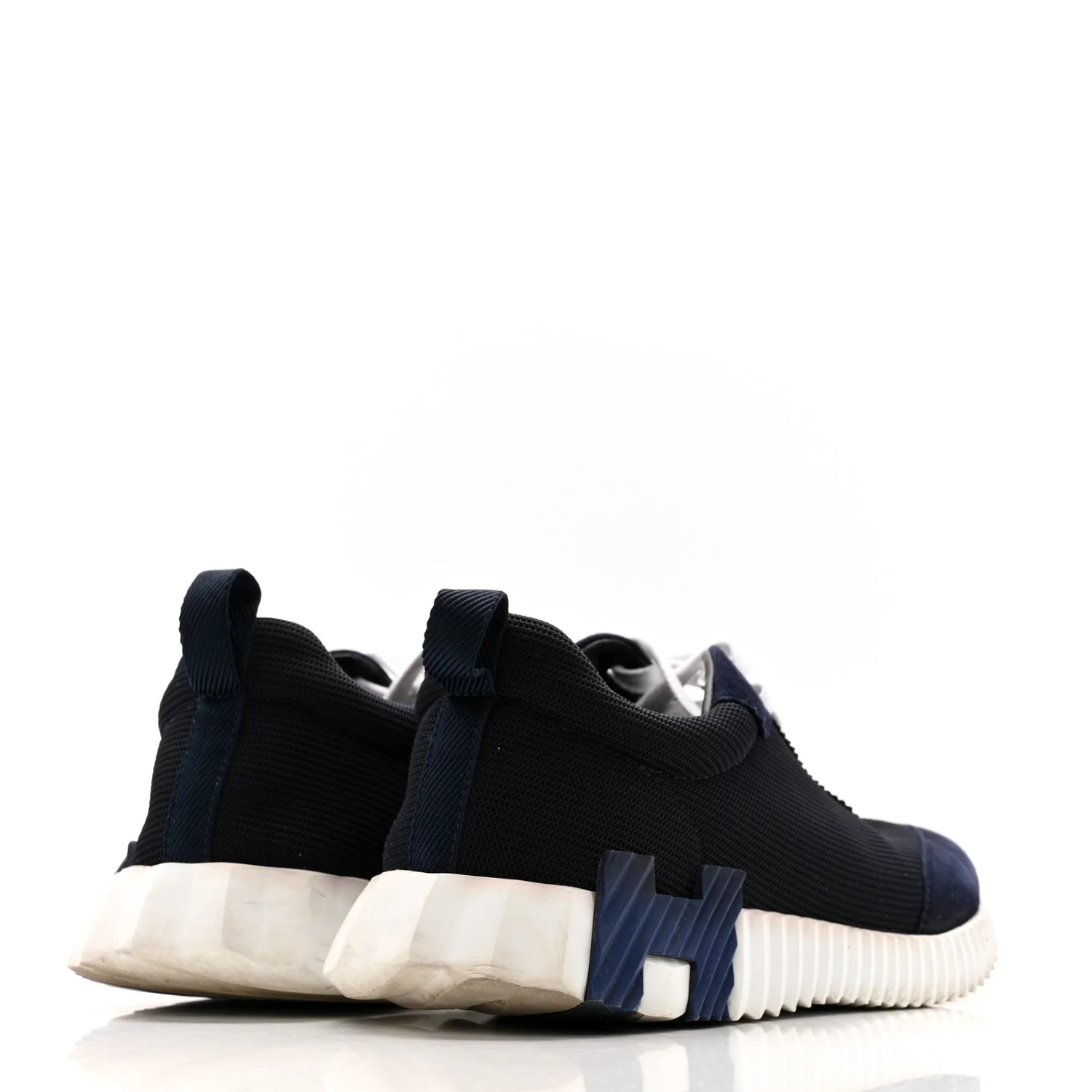 Air Mesh Suede Goatskin Bouncing Sneakers 39 Bleu Ocean - Image 5