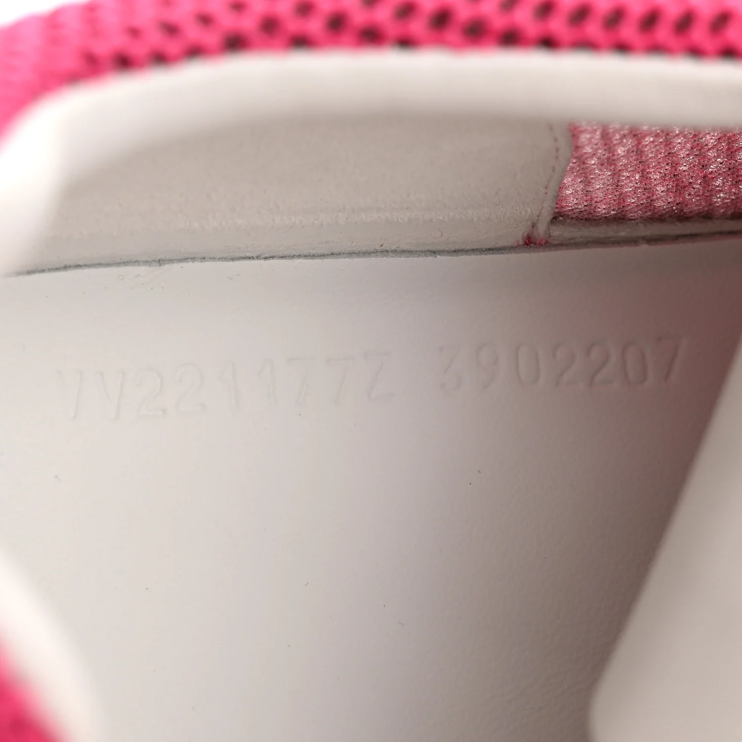 Air Mesh Suede Goatskin Bouncing Sneakers 39 Rose Vinicunca White - Image 10