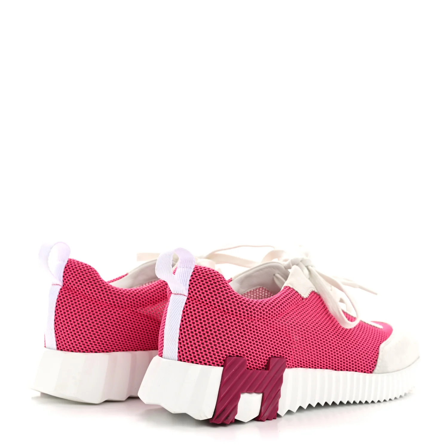 Air Mesh Suede Goatskin Bouncing Sneakers 39 Rose Vinicunca White - Image 5