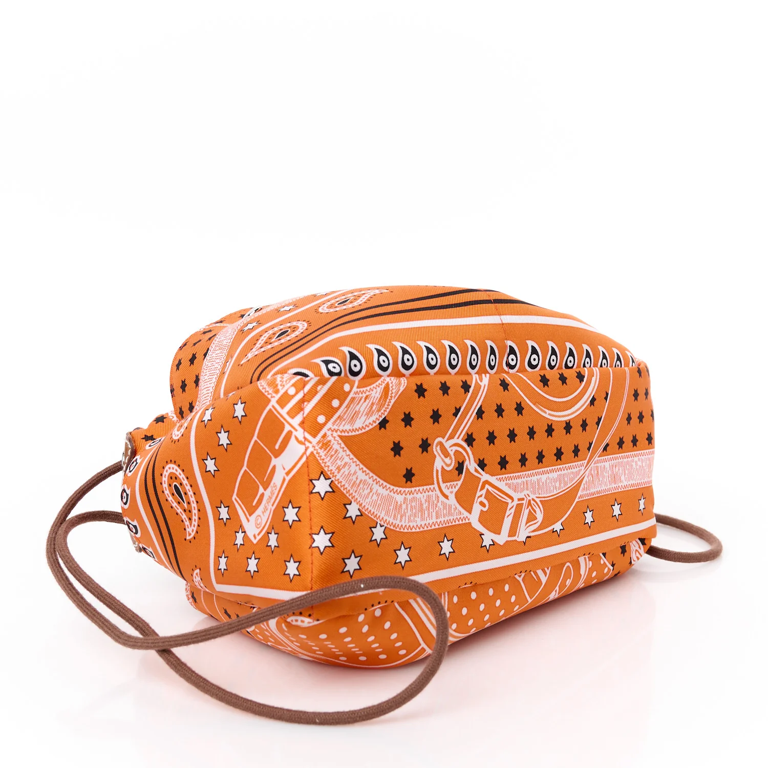Barenia Silk Eperons d'Or Fourbi 25 MM Bag Insert Orange Fauve - Image 4