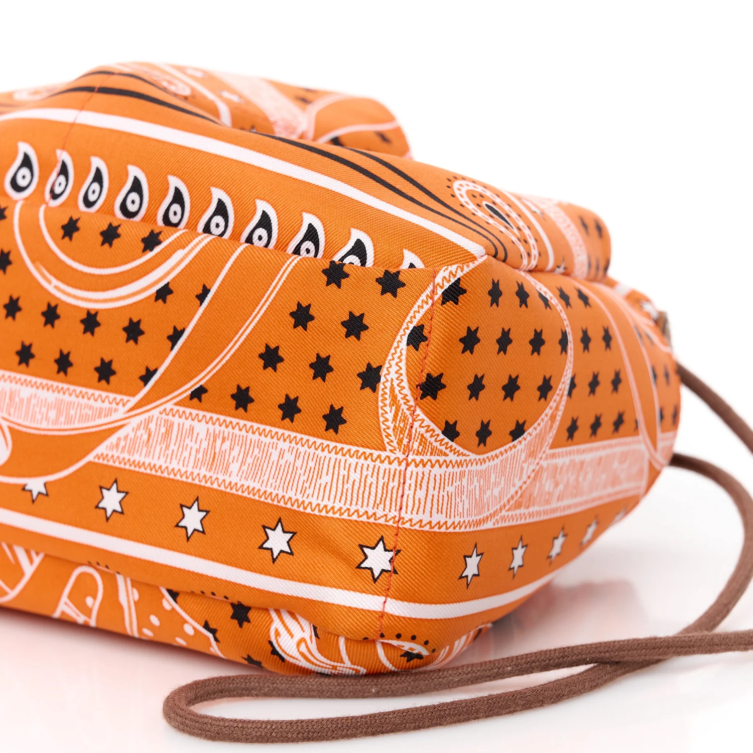 Barenia Silk Eperons d'Or Fourbi 25 MM Bag Insert Orange Fauve - Image 9