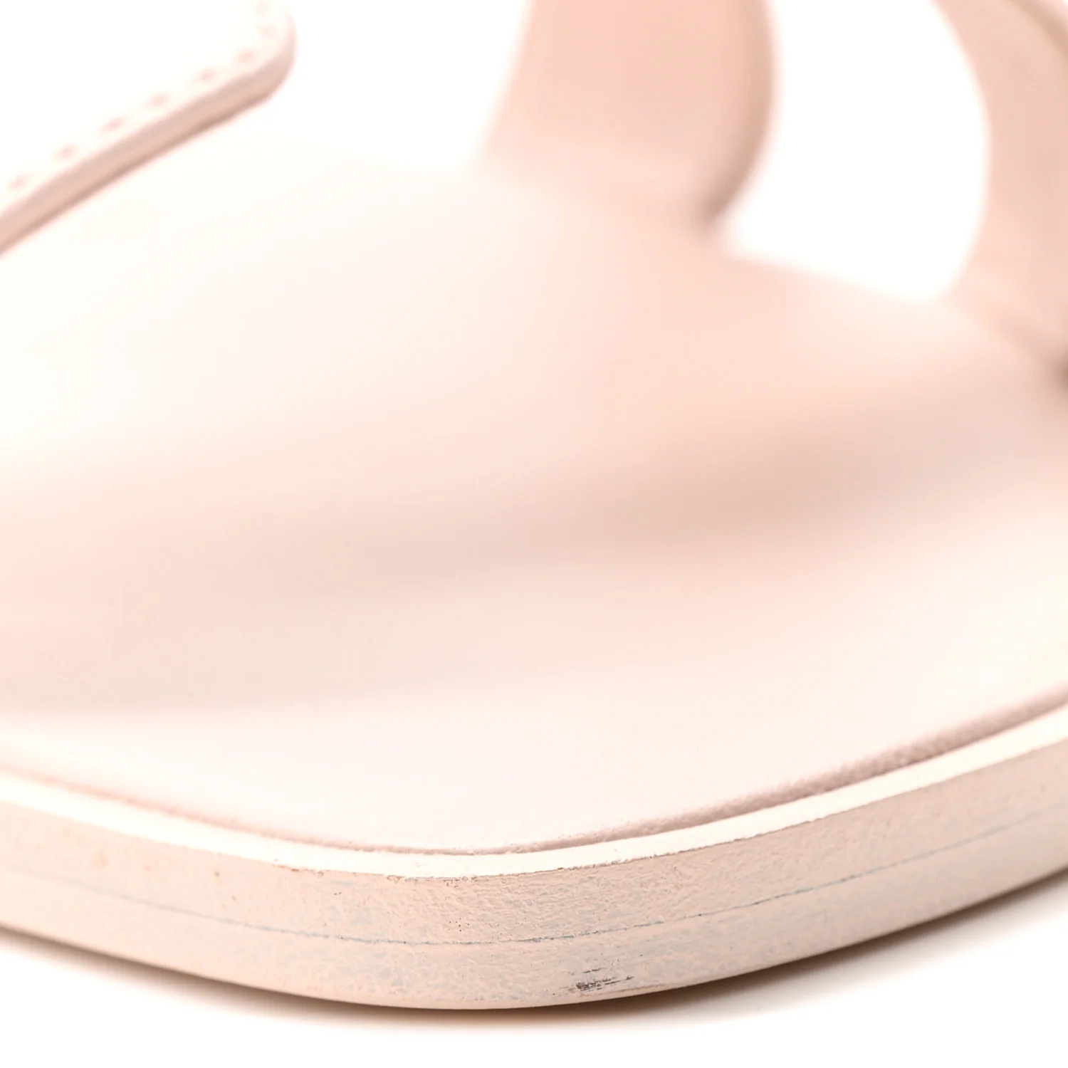 Box Calfskin Oran Sandals 37.5 Rose Pale - Image 13