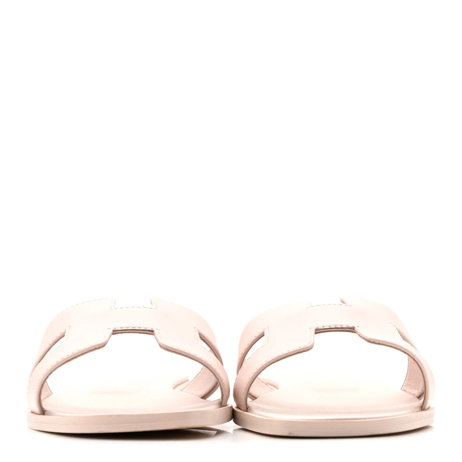 Box Calfskin Oran Sandals 37.5 Rose Pale - Image 3