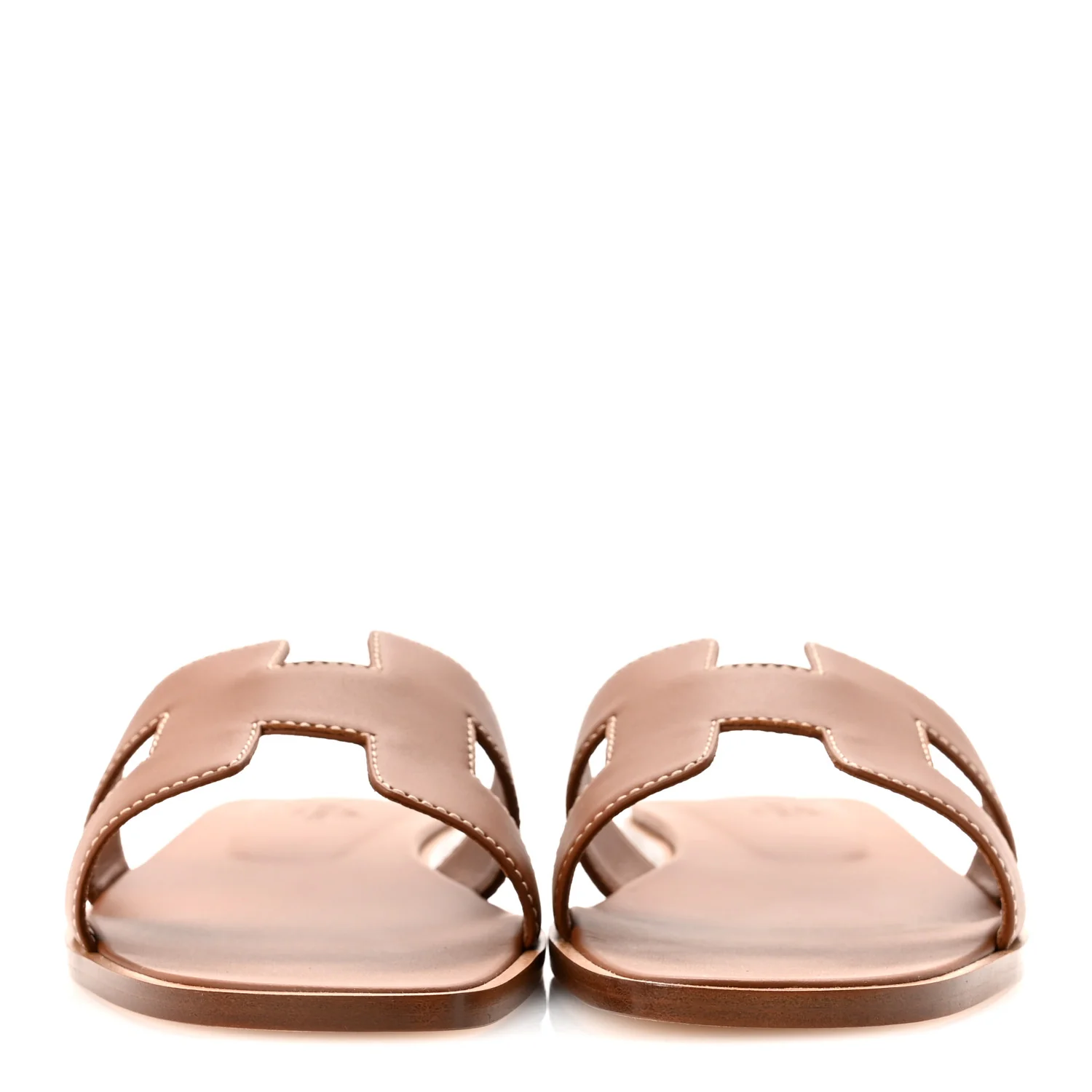 Box Calfskin Oran Sandals 38 Gold - Image 3