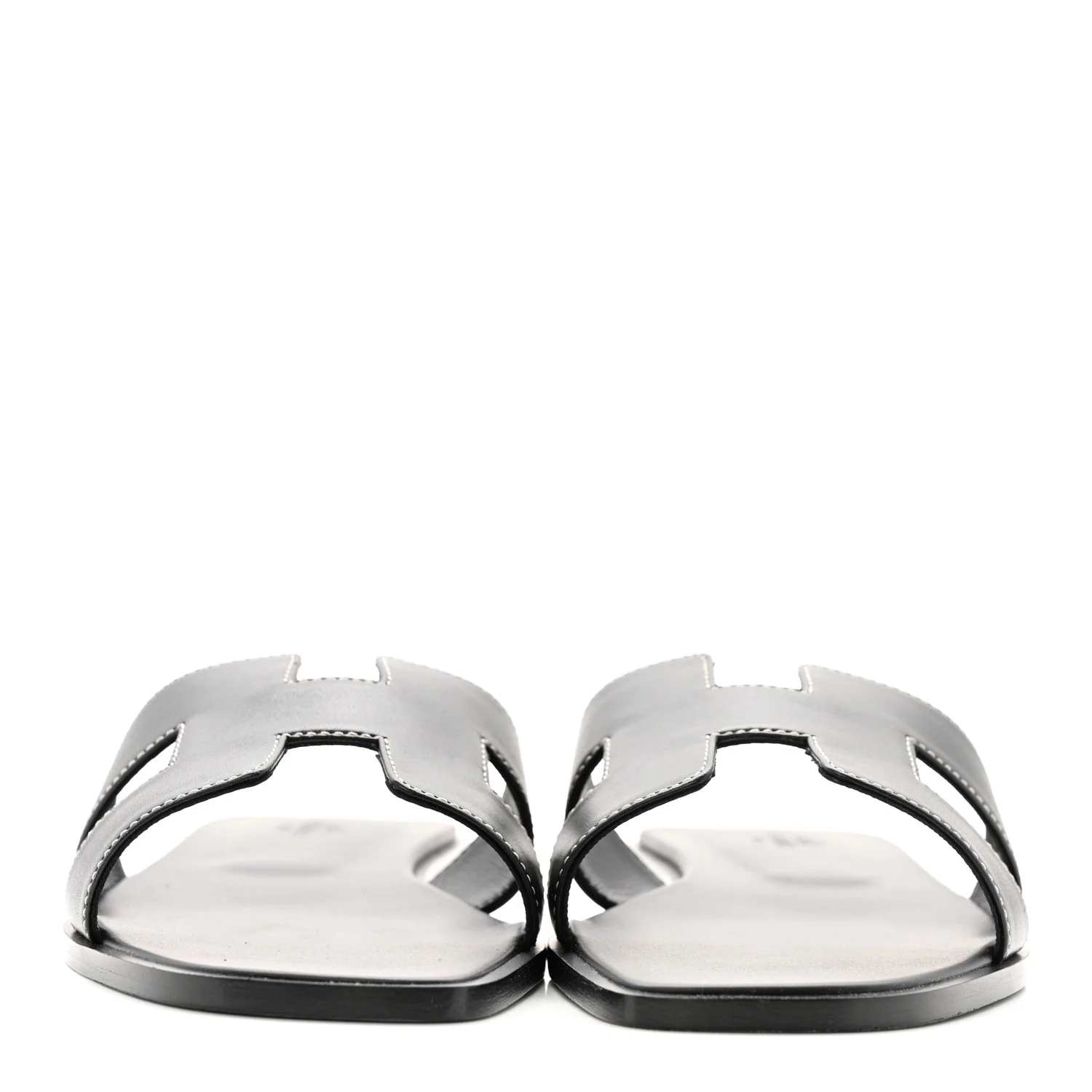 Box Calfskin Oran Sandals 40 Black - Image 6