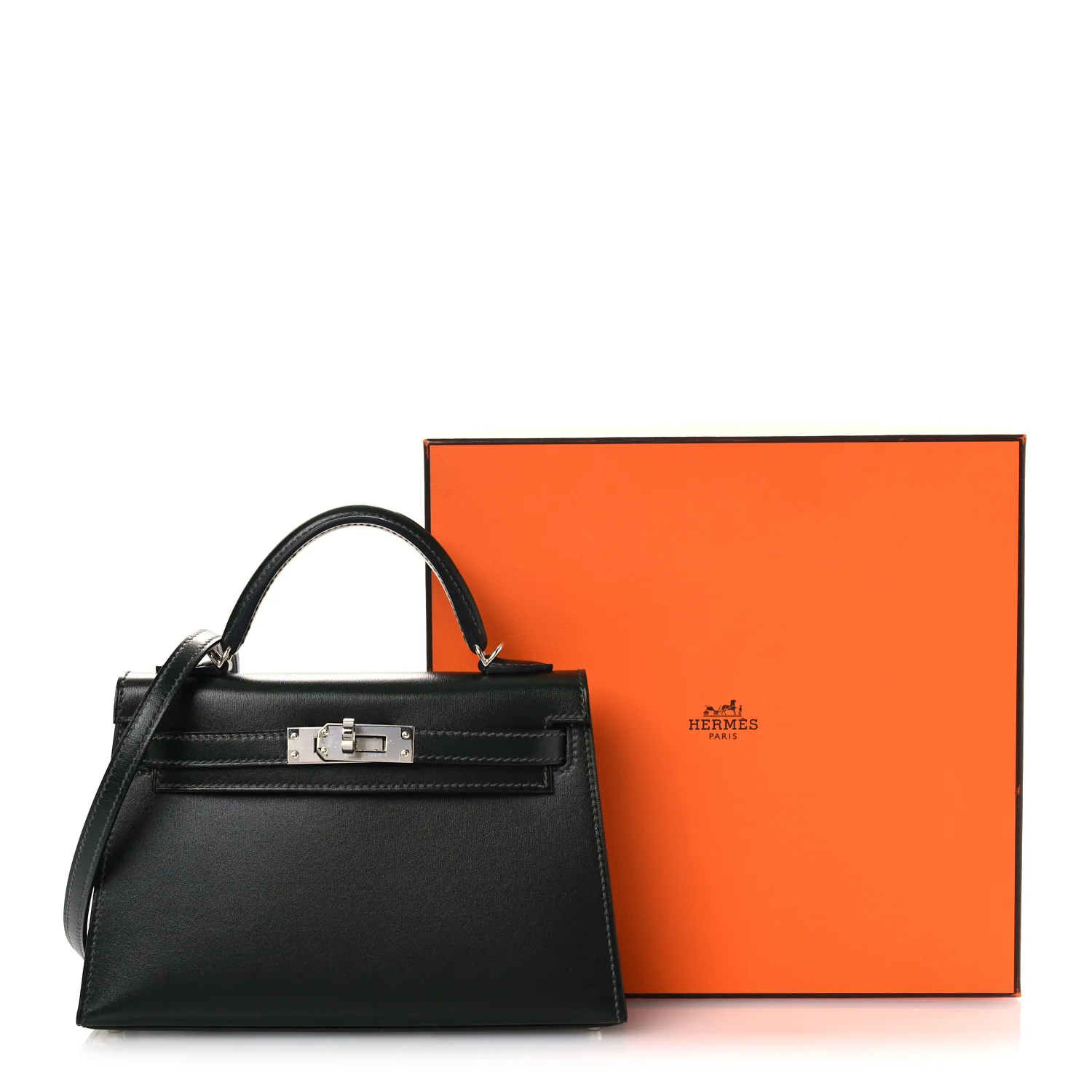 Box Mini Kelly Sellier 20 Vert Mangrove - Image 13