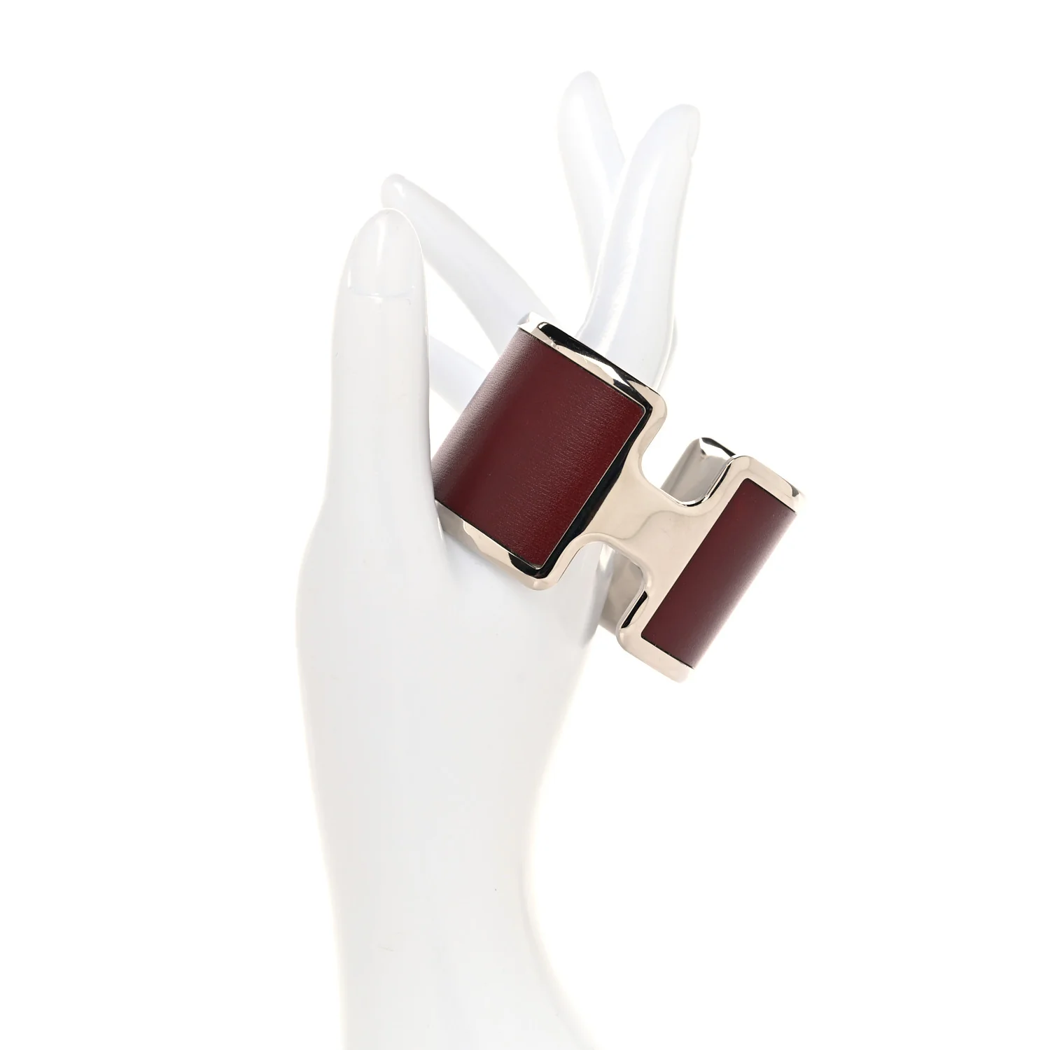 Box Olympe Cuff Bracelet Rouge H - Image 2