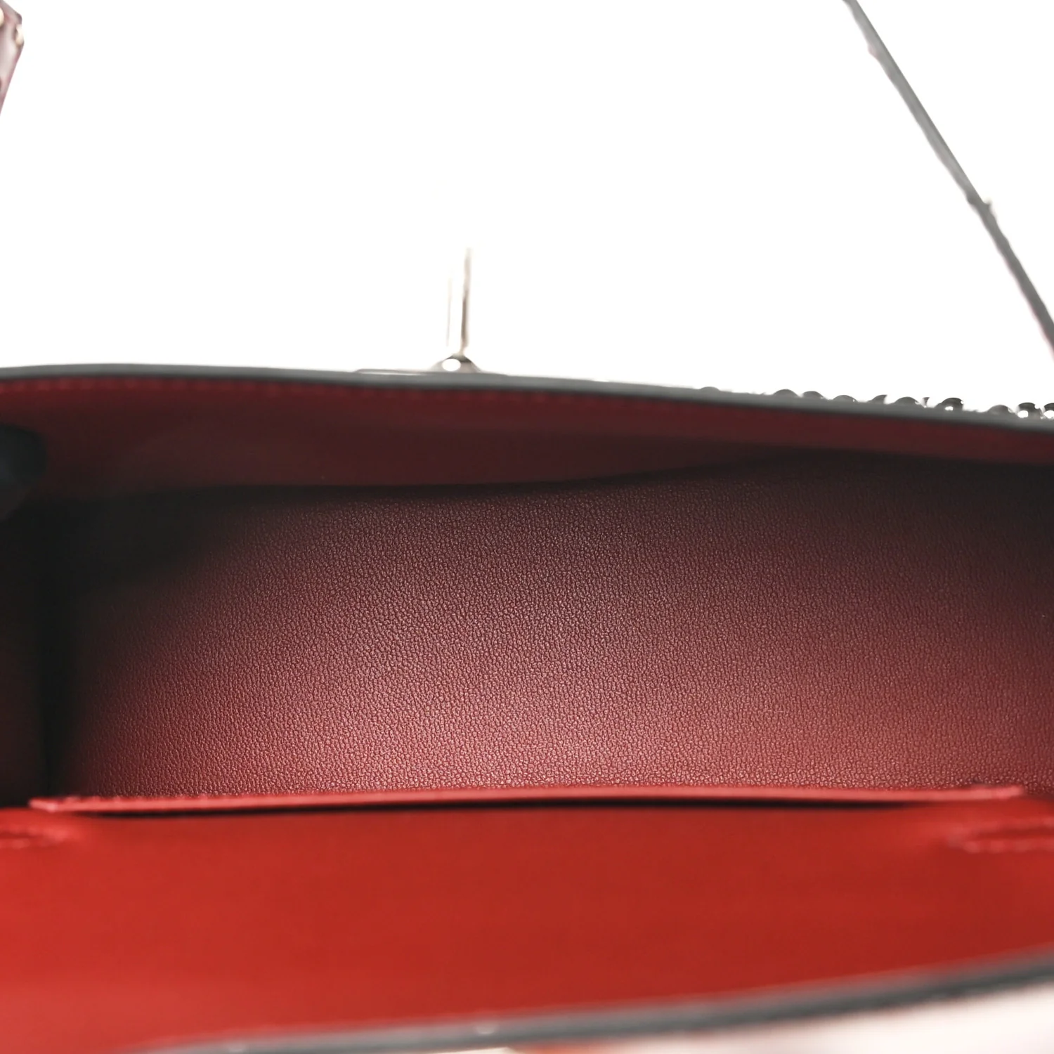 Box Studded Clouté Mini Kelly Sellier 20 Rouge H - Image 4