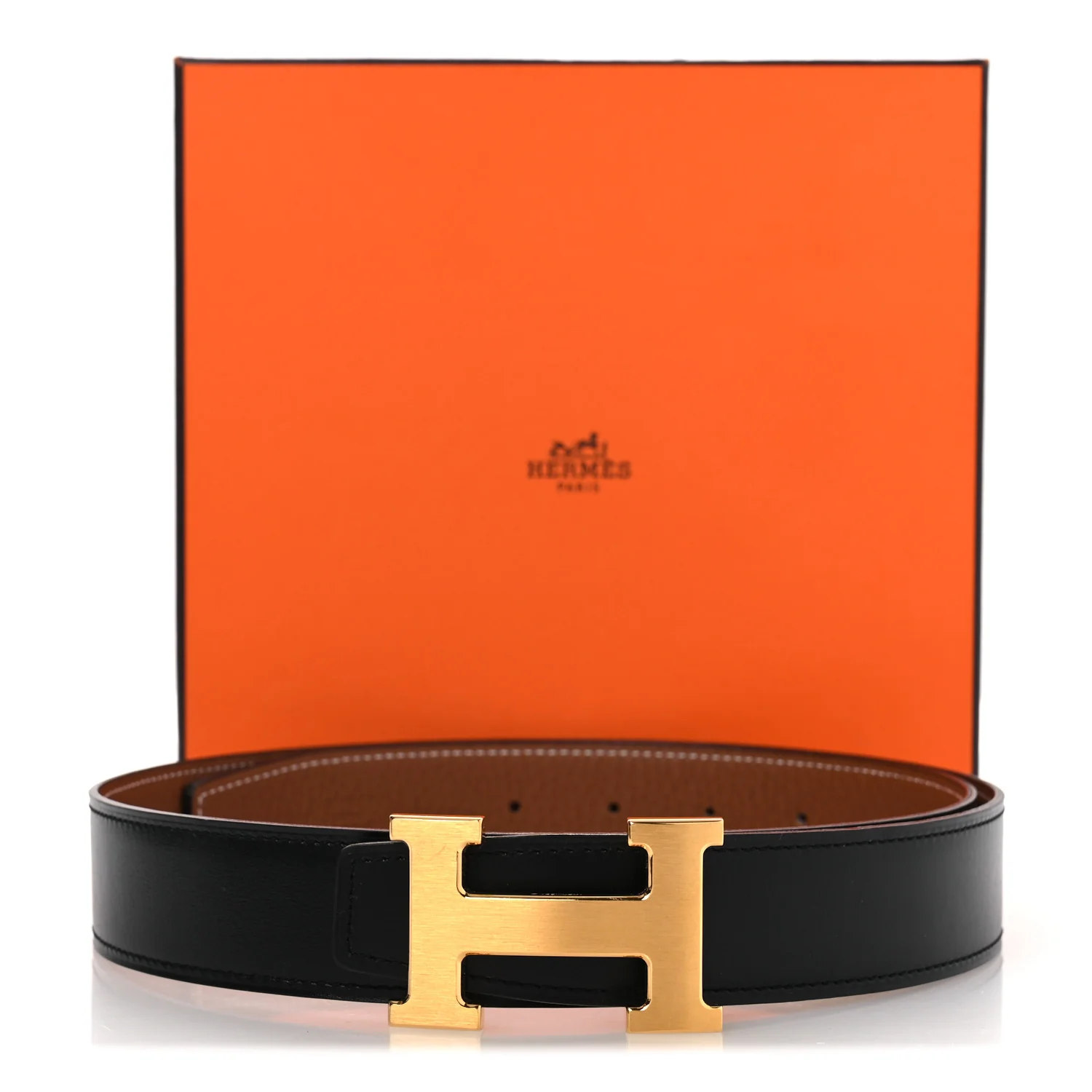Box Togo 32mm H Belt 85 34 Black Gold - Image 7