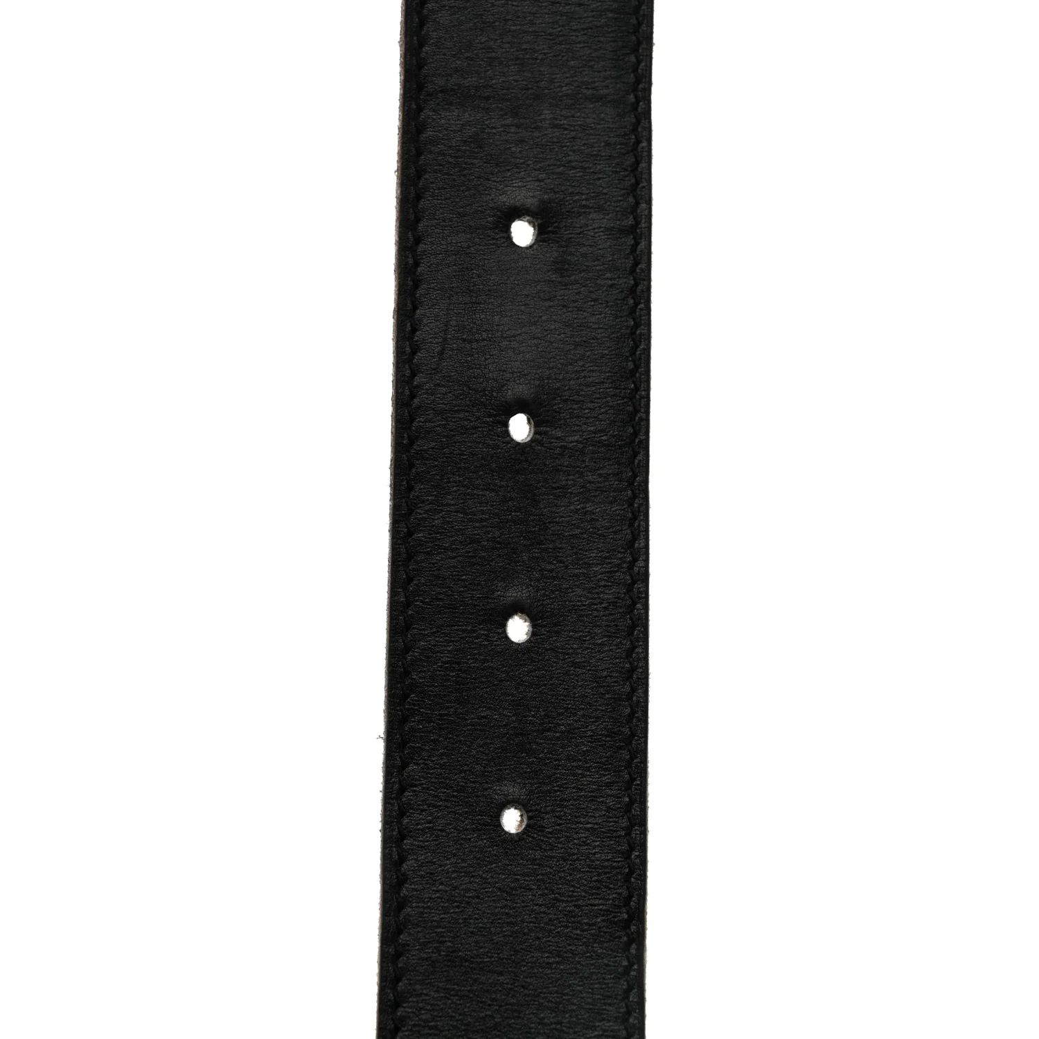 Box Togo Reversible 32mm Belt Strap 85 Black Gold - Image 5