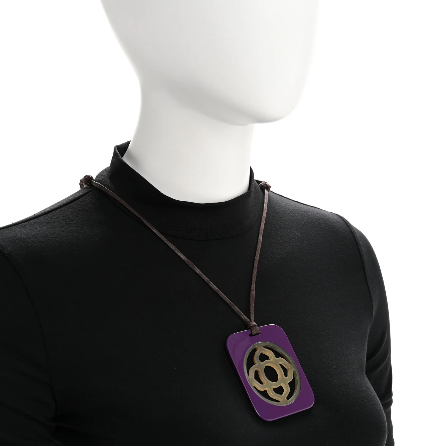 Buffalo Horn Lacquer Lift Necklace - Image 2