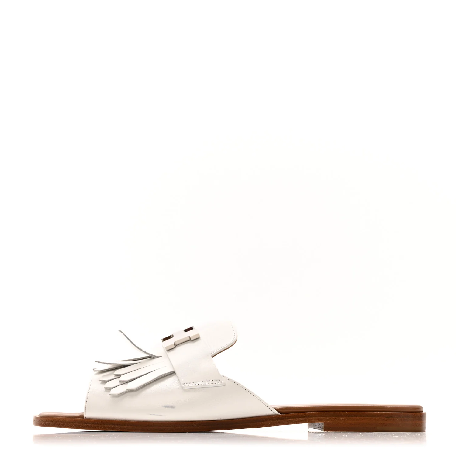 Calfskin Auteuil Sandals 40 White