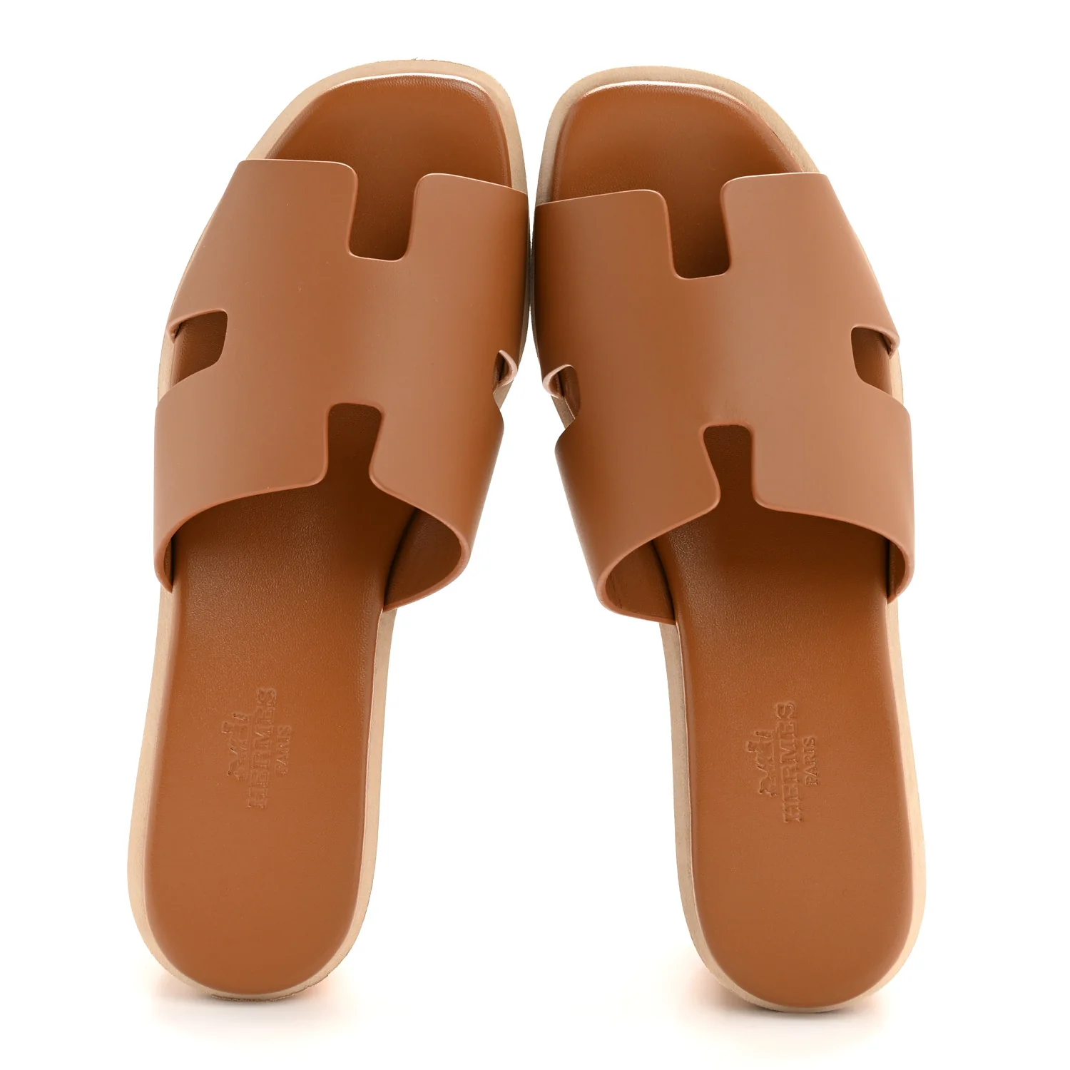Calfskin Cork Eze 30 Sandals 36 Gold - Image 2