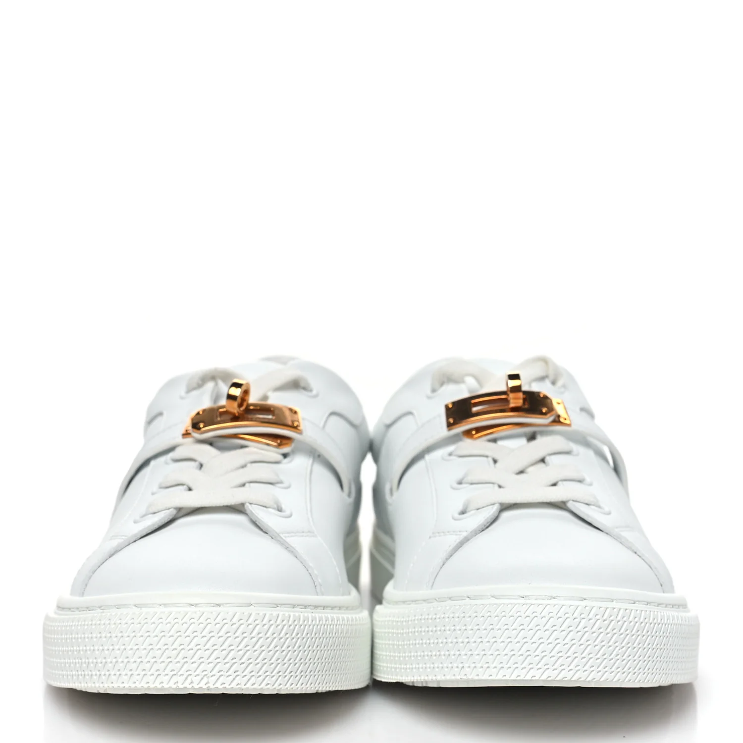 Calfskin Day Sneakers 38 White - Image 3