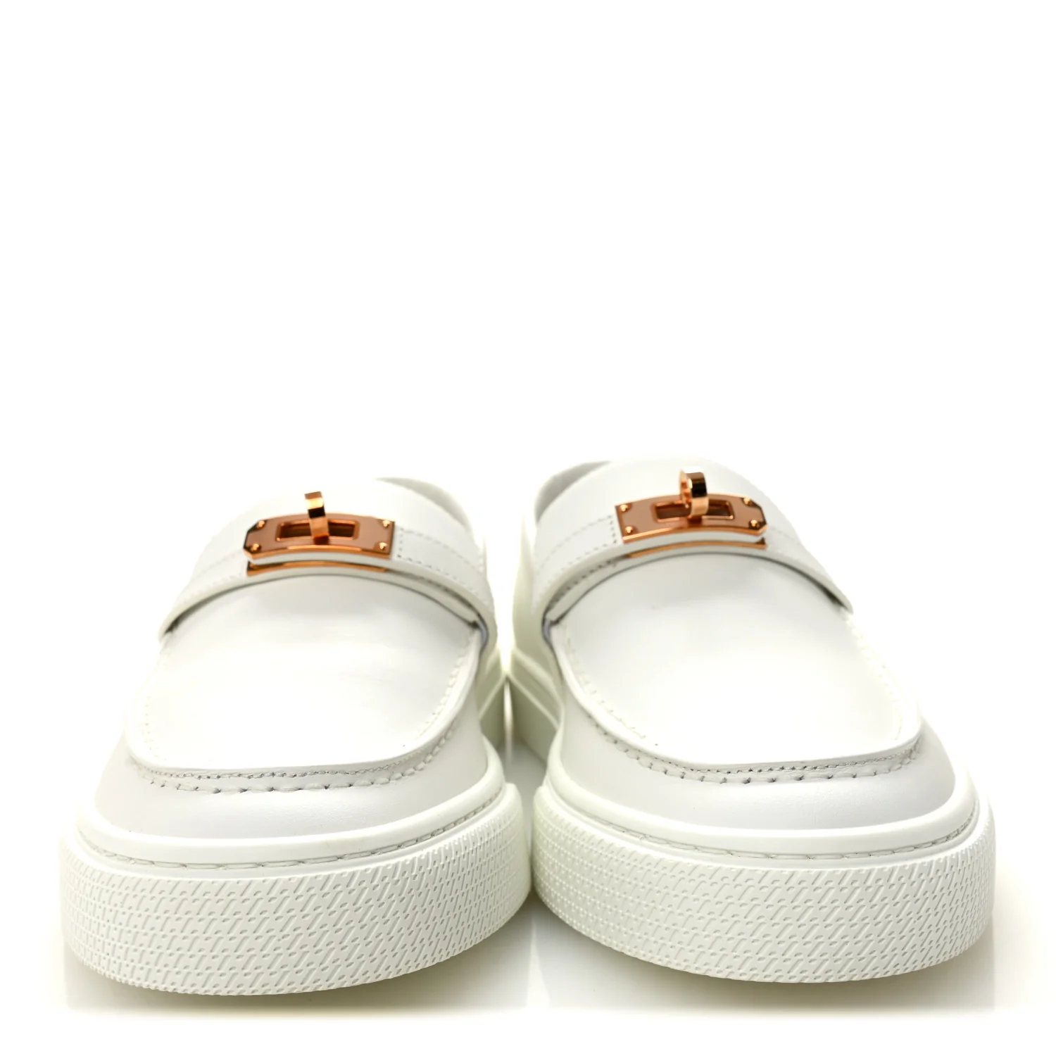 Calfskin Game Slip On Sneakers 39 White - Image 2
