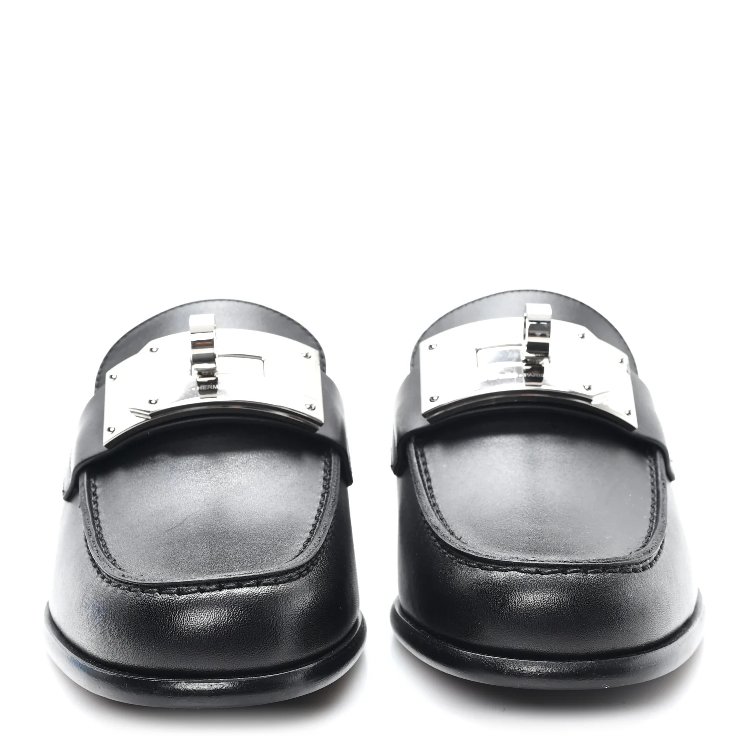 Calfskin Iota Mules 35 Black - Image 3