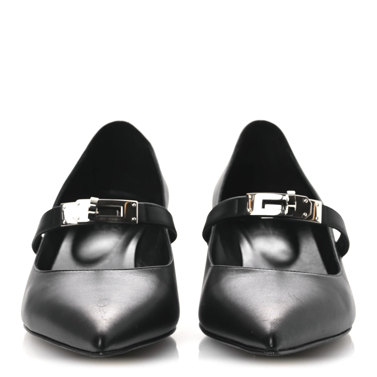 Calfskin Kiara 40 Pumps 39 Black - Image 3