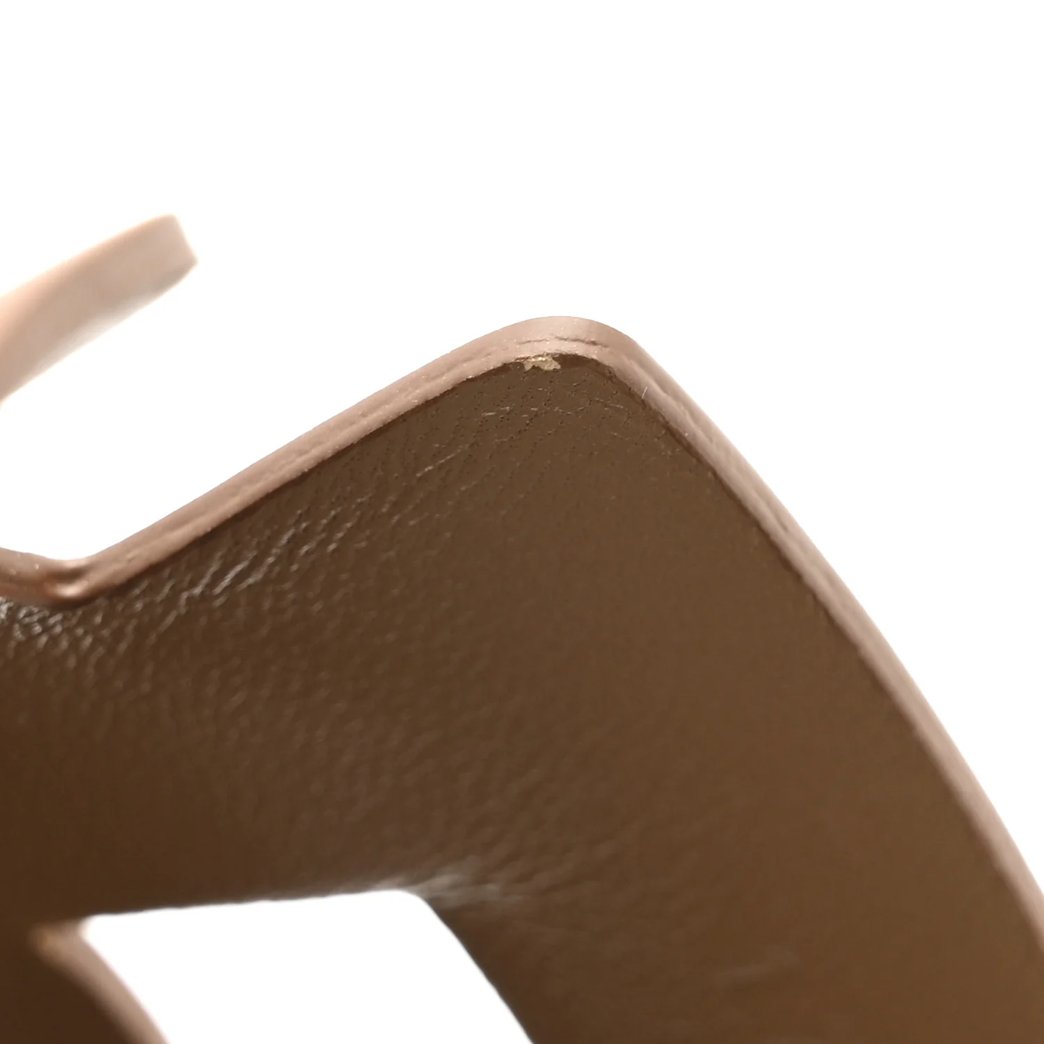 Calfskin Legend Wedge Sandals 37 Gold - Image 10