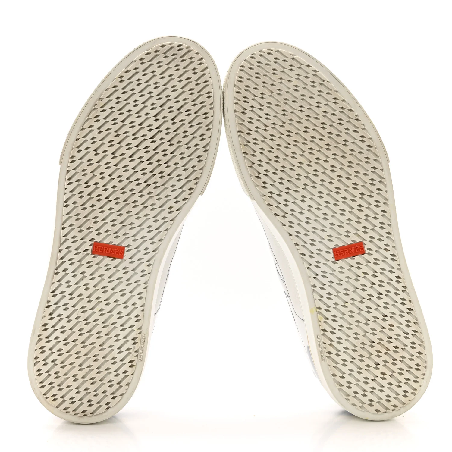 Calfskin Mens Deep Sneakers 44 White Bleu - Image 6