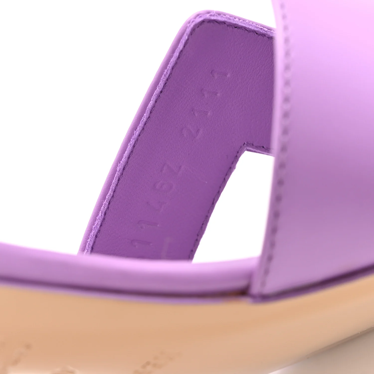 Calfskin Oasis Sandals 40 Violet - Image 9