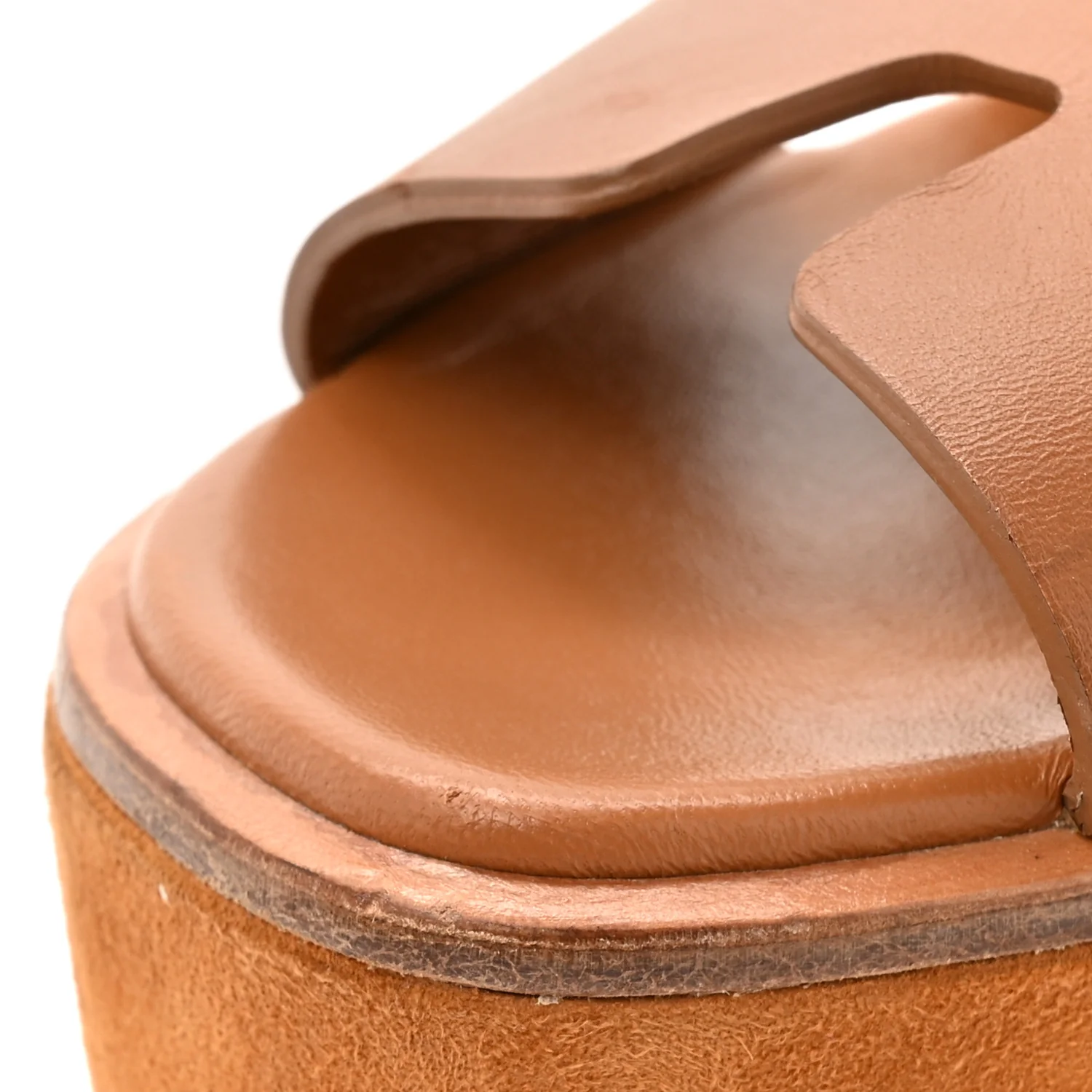 Calfskin Suede Goatskin Eze 30 Sandals 37 Marron Glaise - Image 12