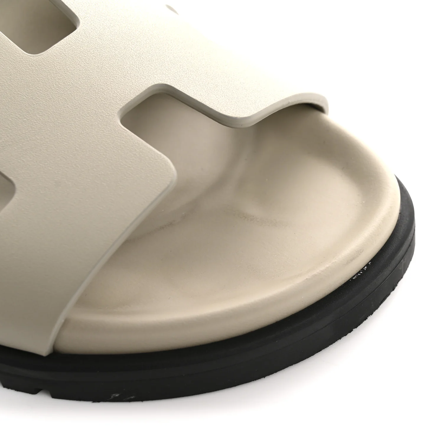 Calfskin Womens Chypre Sandals 35 Beige Mastic - Image 10
