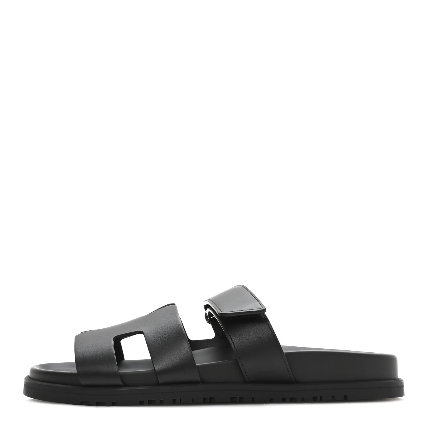 Calfskin Womens Chypre Sandals 40 Black - Image 2