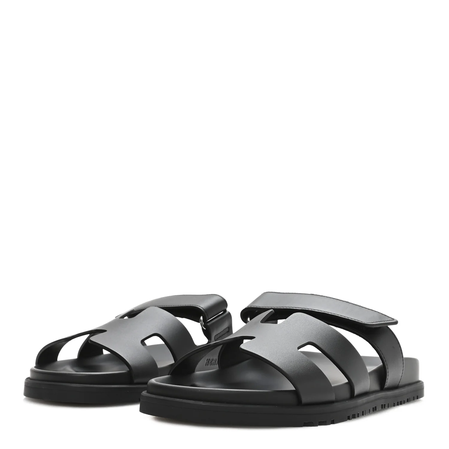 Calfskin Womens Chypre Sandals 40 Black - Image 8