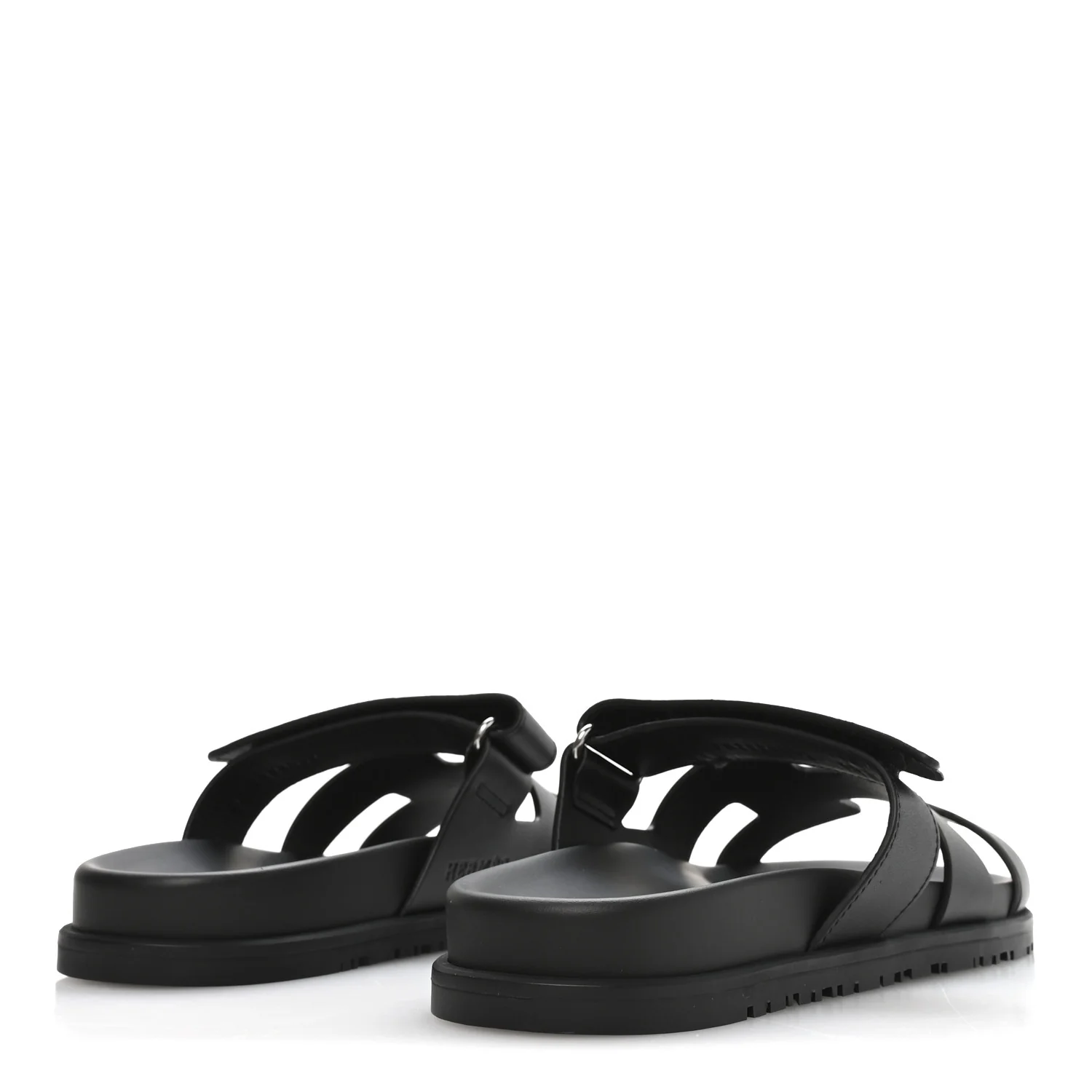 Calfskin Womens Chypre Sandals 40 Black - Image 9