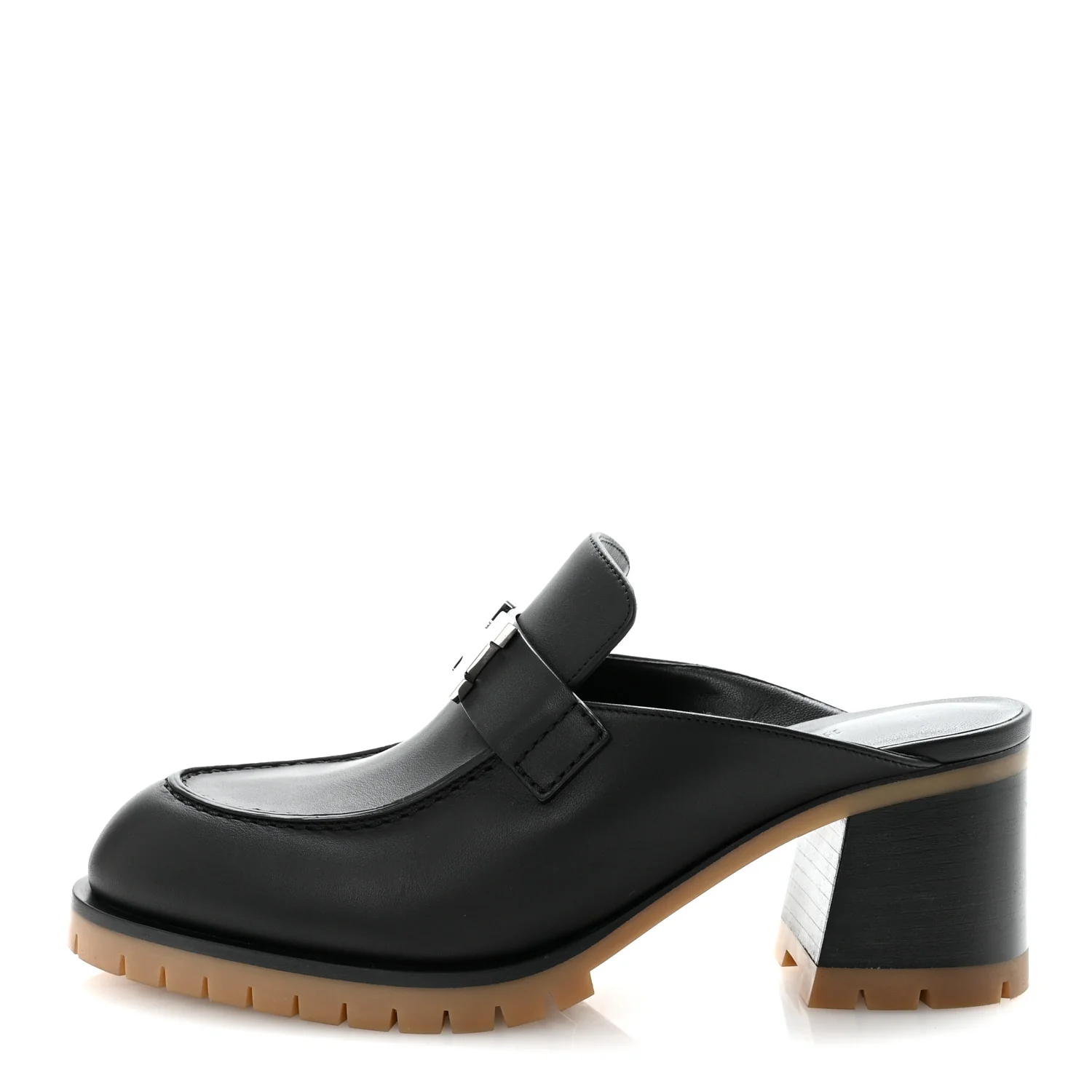 Calfskin Womens Flore 60 Mules 36 Black - Image 2