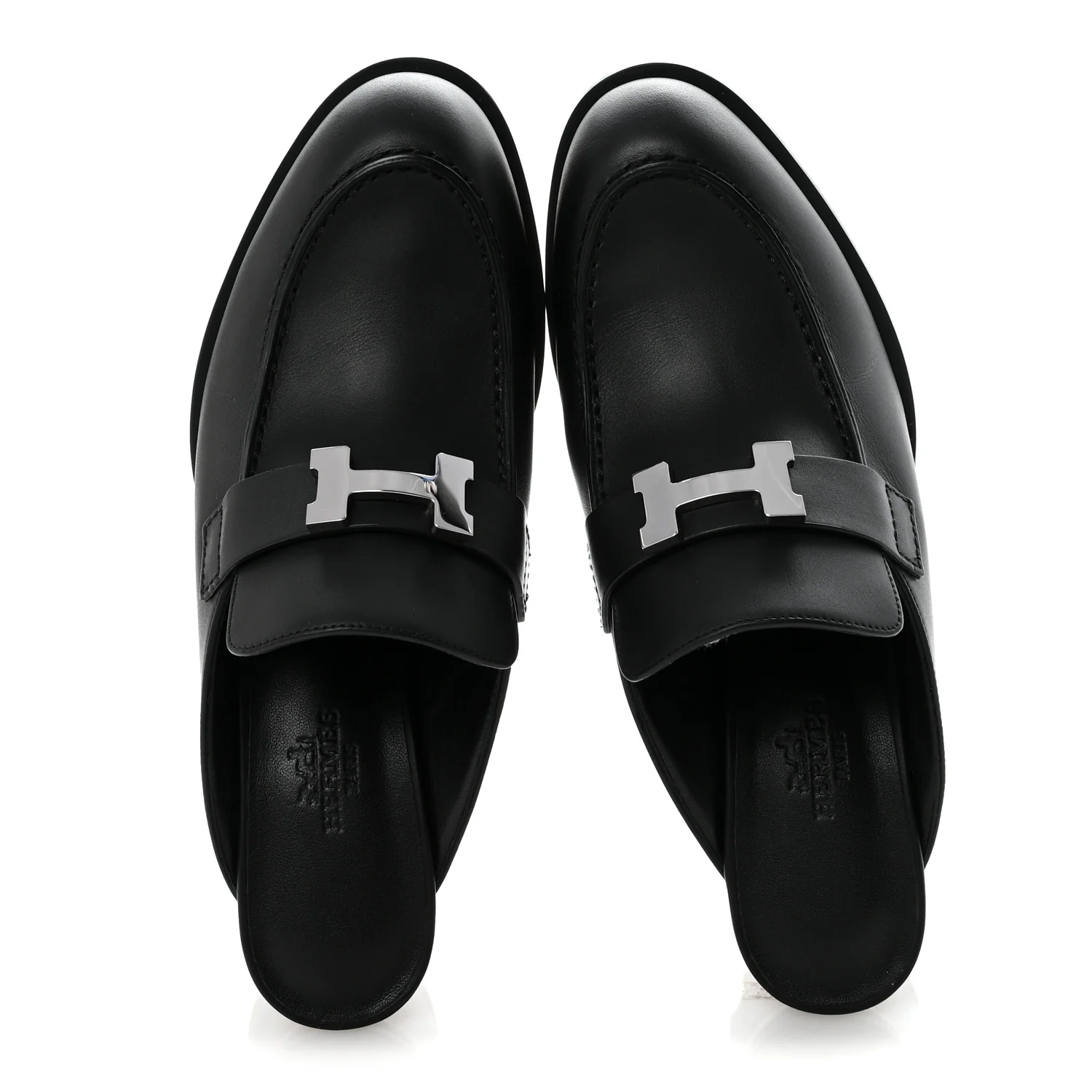 Calfskin Womens Flore 60 Mules 36 Black - Image 4