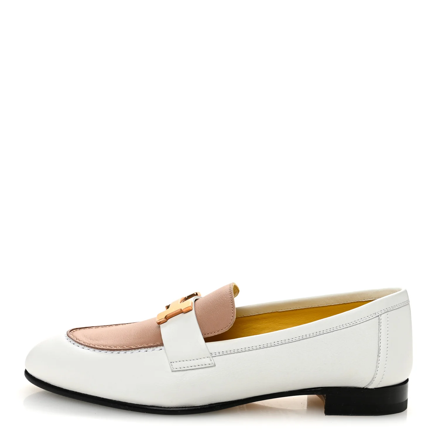 Calfskin Womens Paris Loafers 36.5 White Bois De Santal