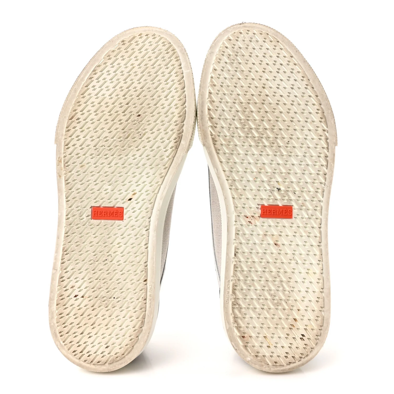 Canvas Calfskin Get Sneakers 39.5 Prunoir White - Image 6