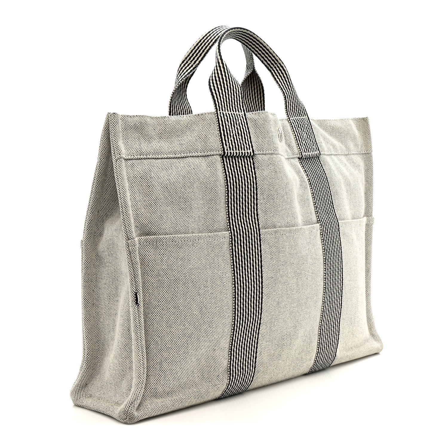 Canvas Fourre Tout MM Ecru Black - Image 4