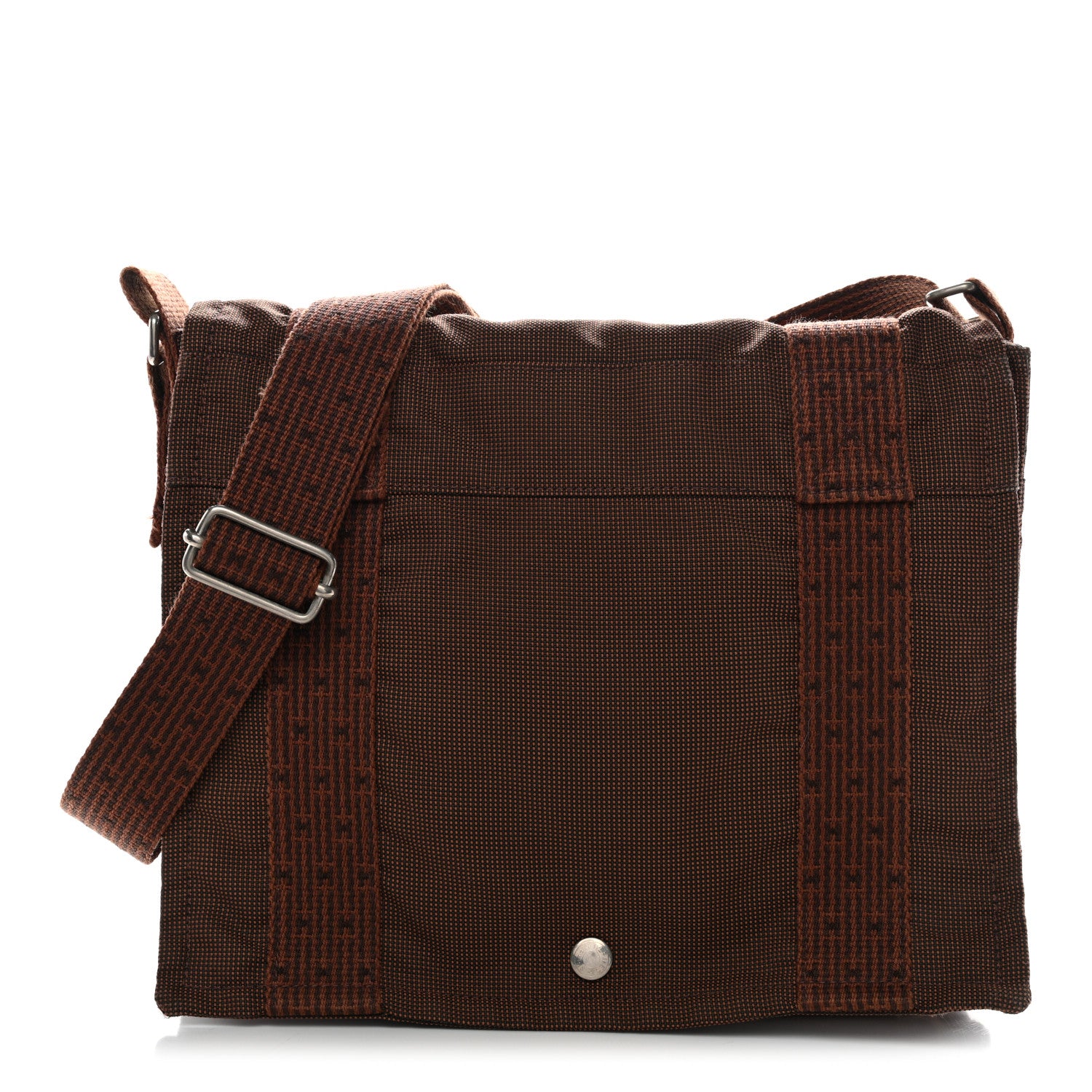 Canvas Herline Messenger Bag Brown - Image 3