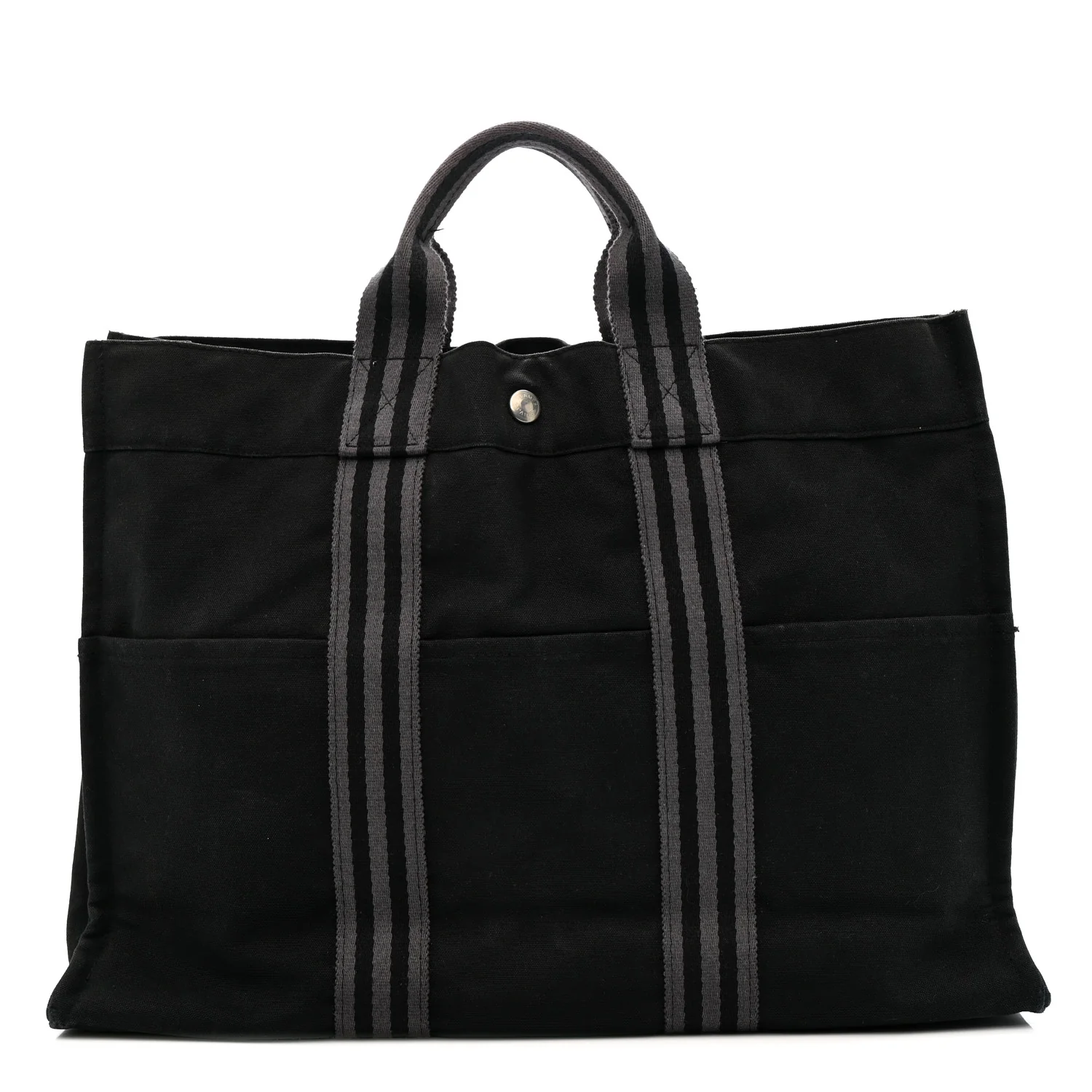Canvas Herline MM Tote Black