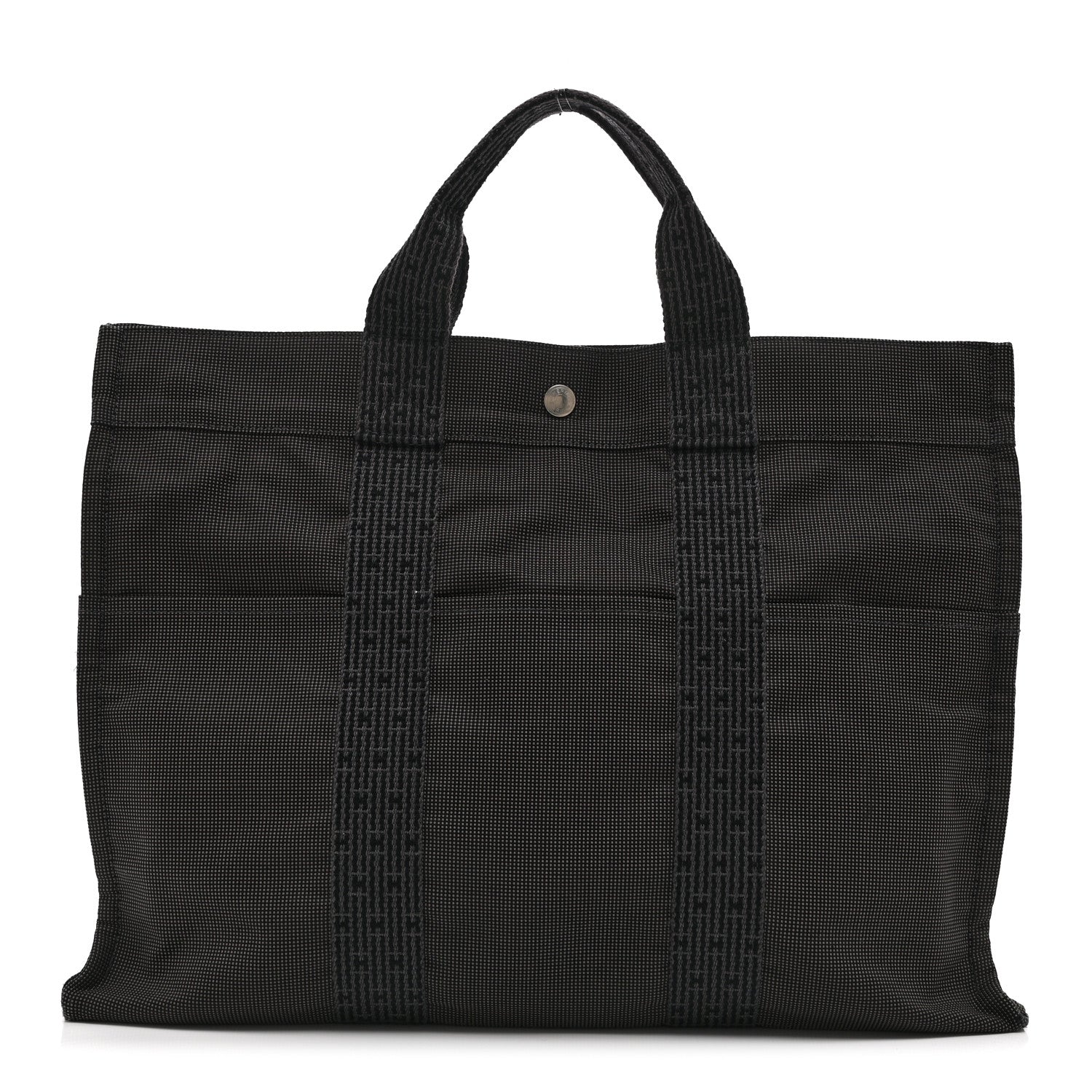 Canvas Herline MM Tote Grey