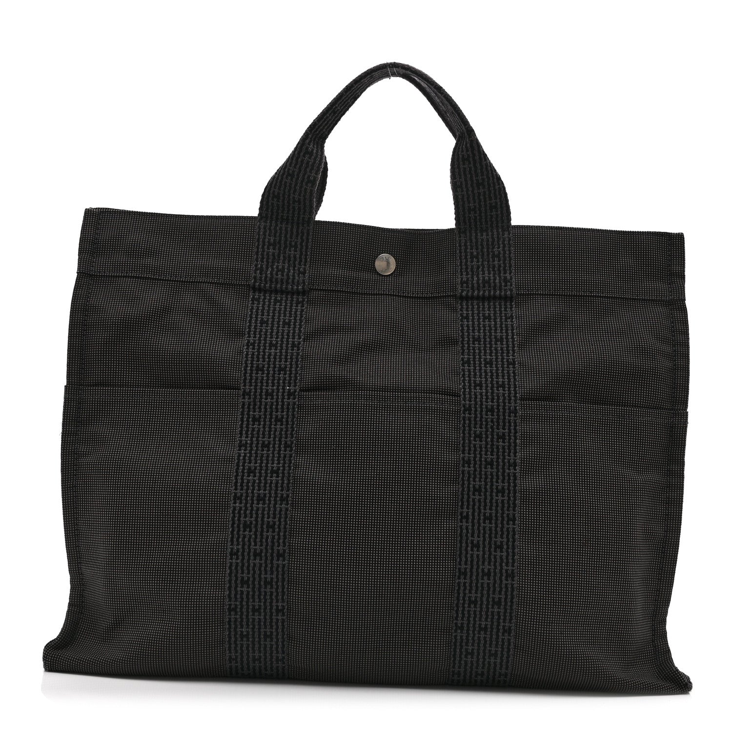 Canvas Herline MM Tote Grey - Image 7