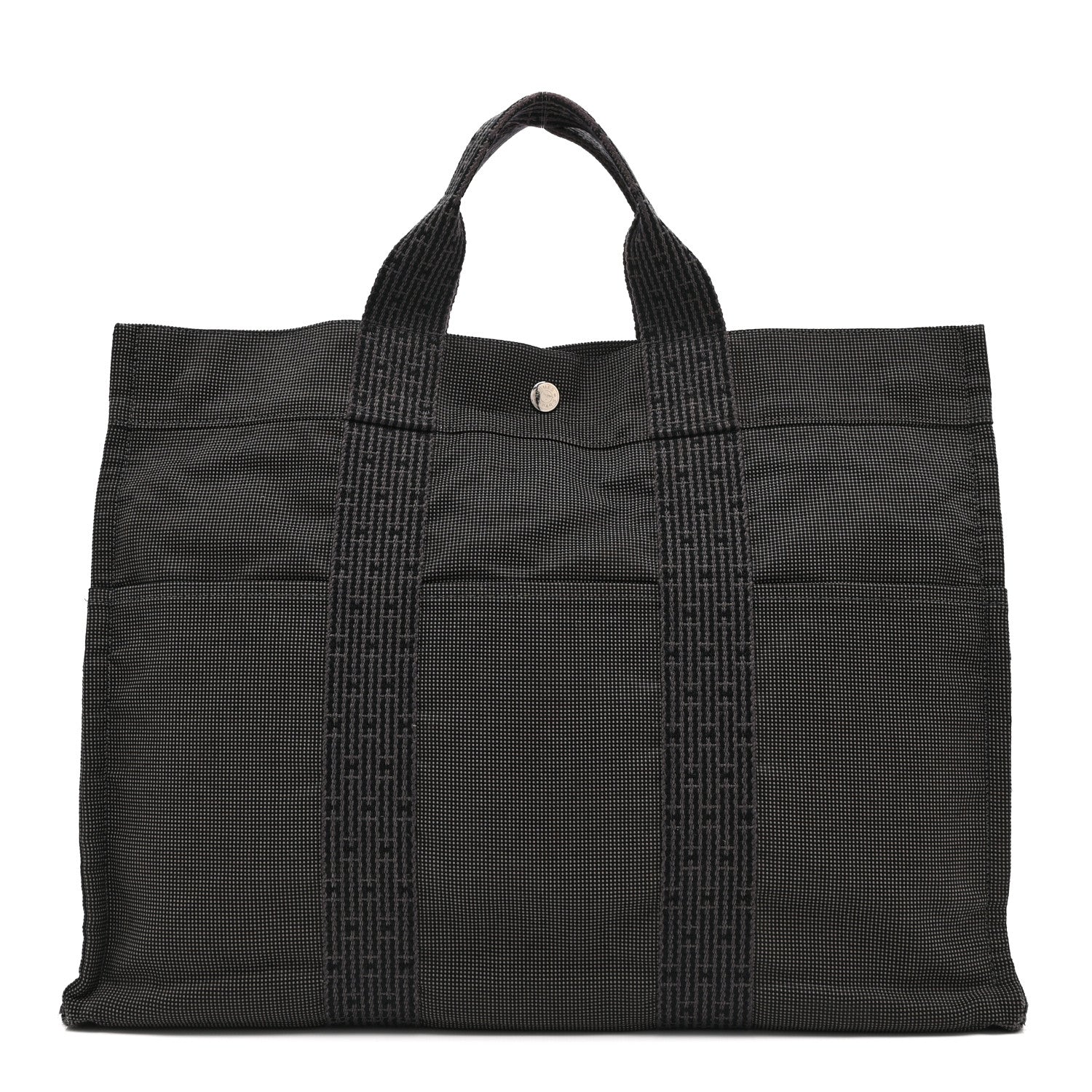 Canvas Herline MM Tote Grey