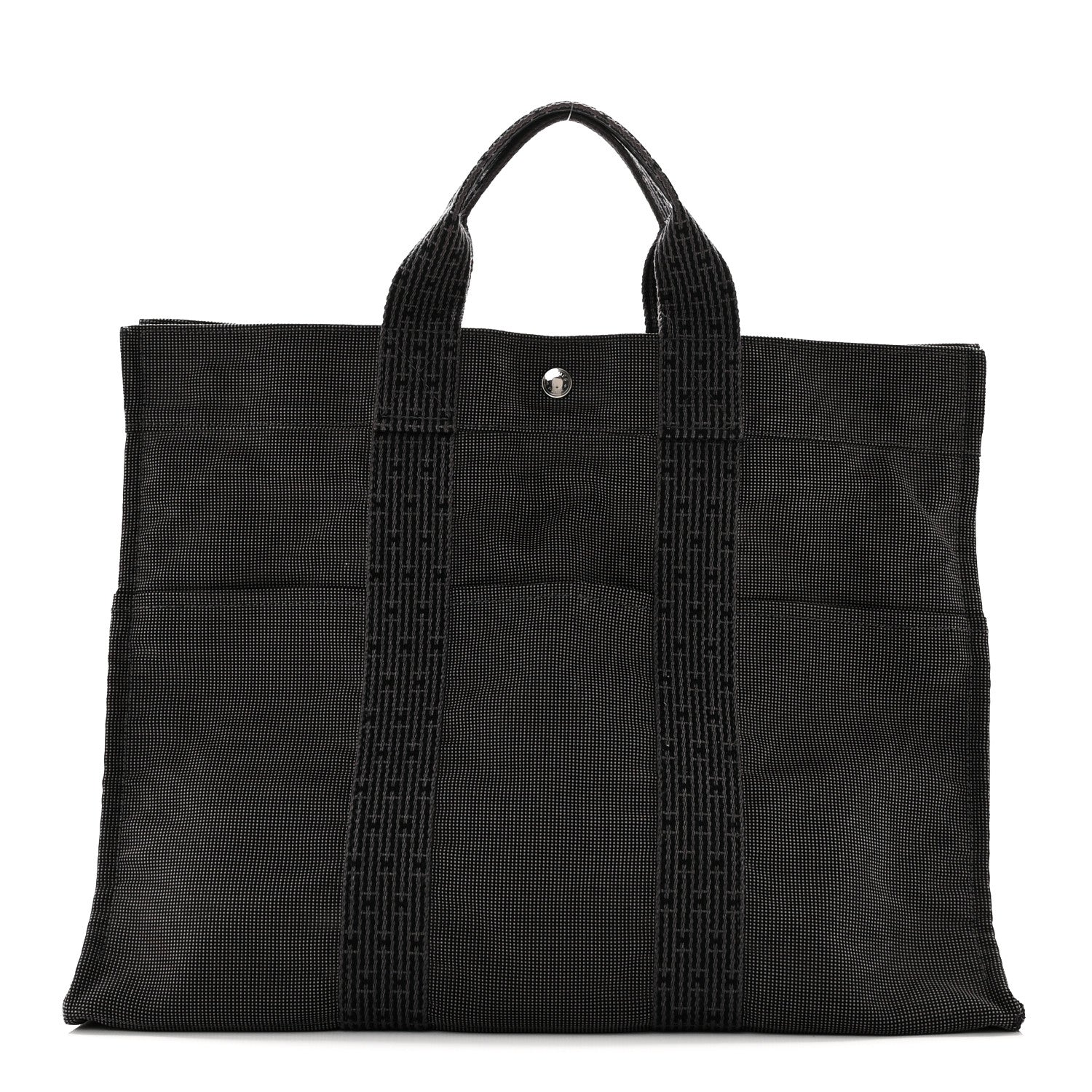Canvas Herline MM Tote Grey