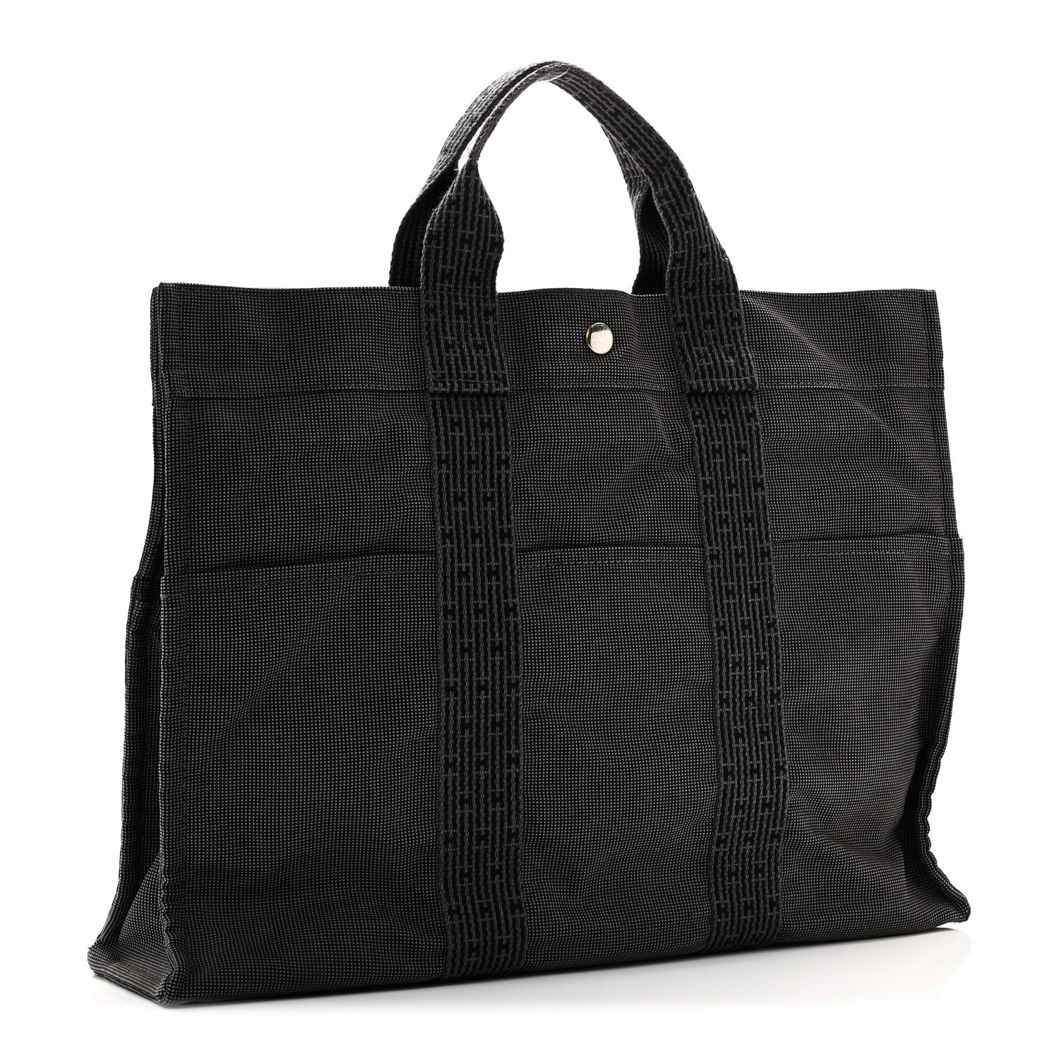 Canvas Herline MM Tote Grey - Image 3