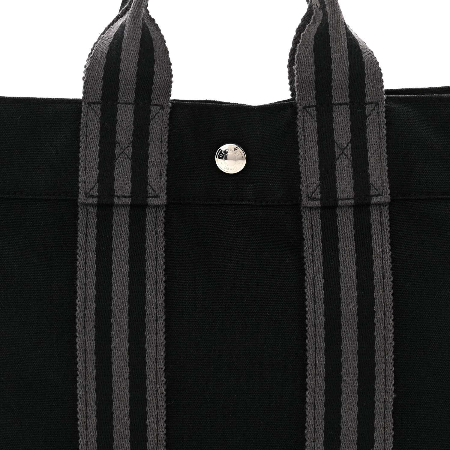Canvas Herline PM Tote  Black - Image 13