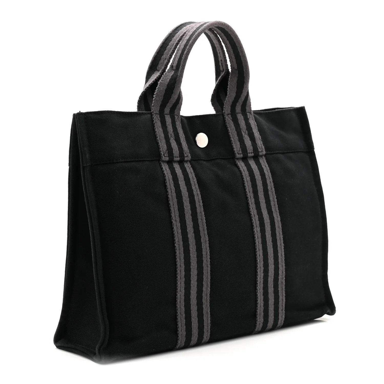 Canvas Herline PM Tote  Black - Image 4