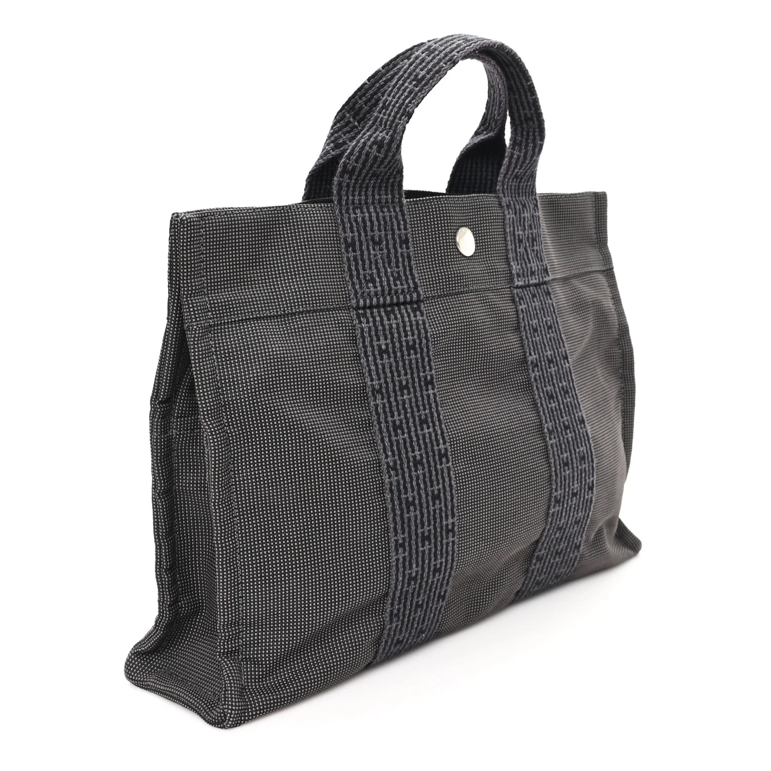 Canvas Herline PM Tote Grey - Image 3