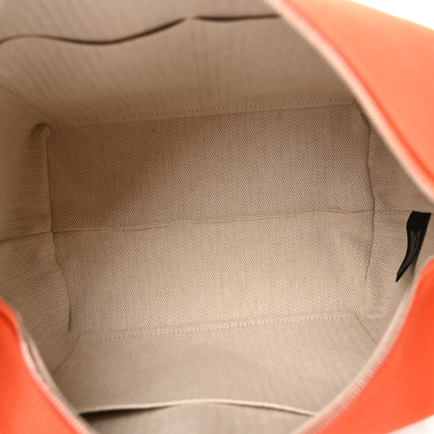 Canvas Large Bride-A-Brac Pouch Orange Feu Burgundy - Image 5