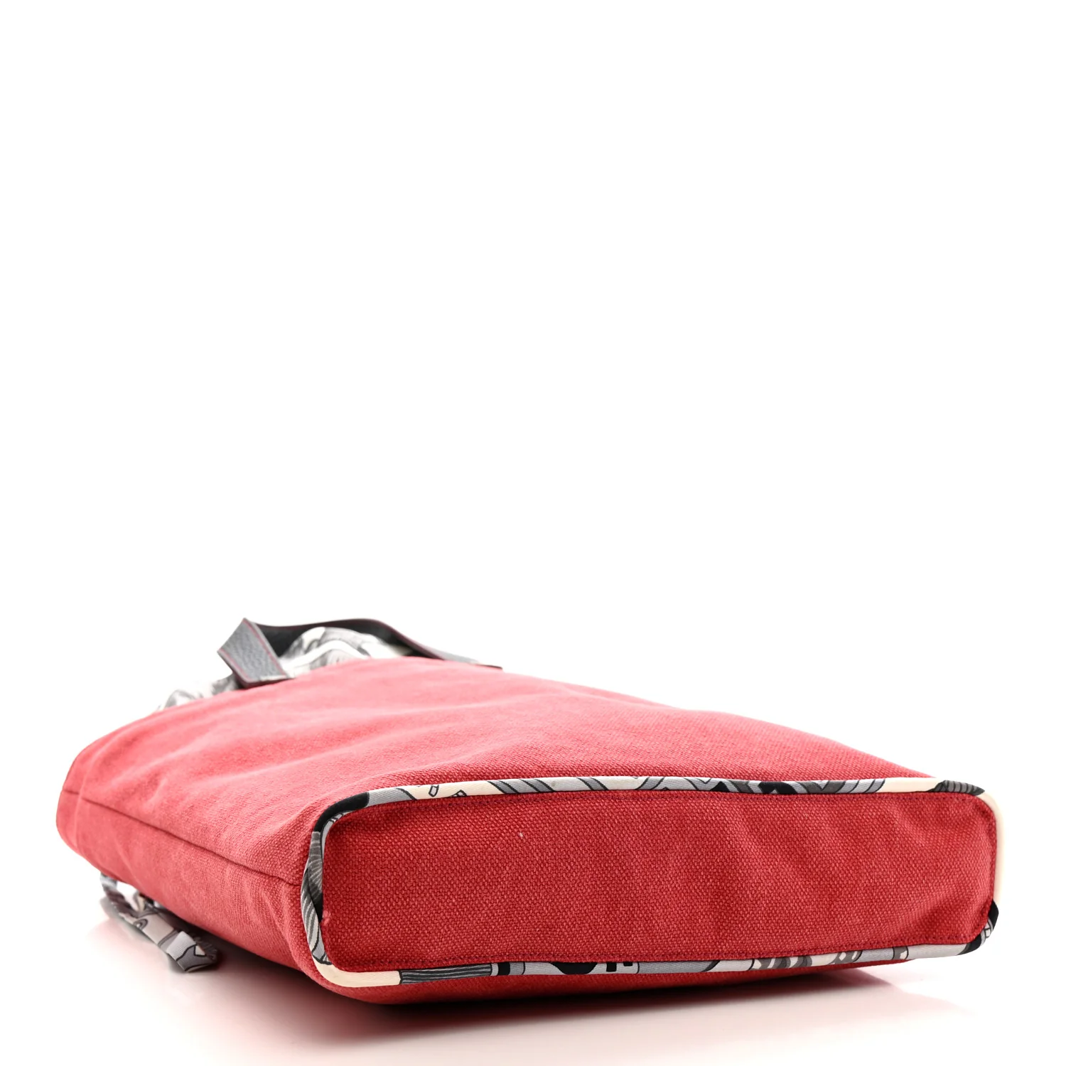 Canvas Taurillon Silk Petit H Tote Multicolor - Image 4