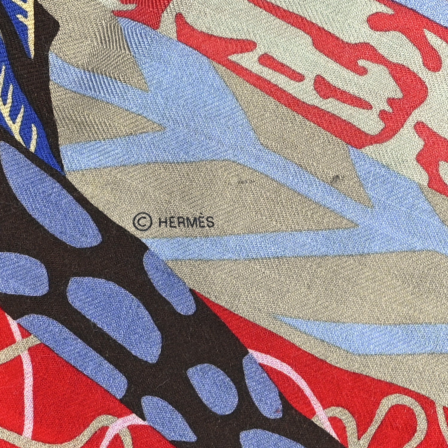 Cashmere Silk En Liberte Shawl 140 White Parme Orce - Image 4