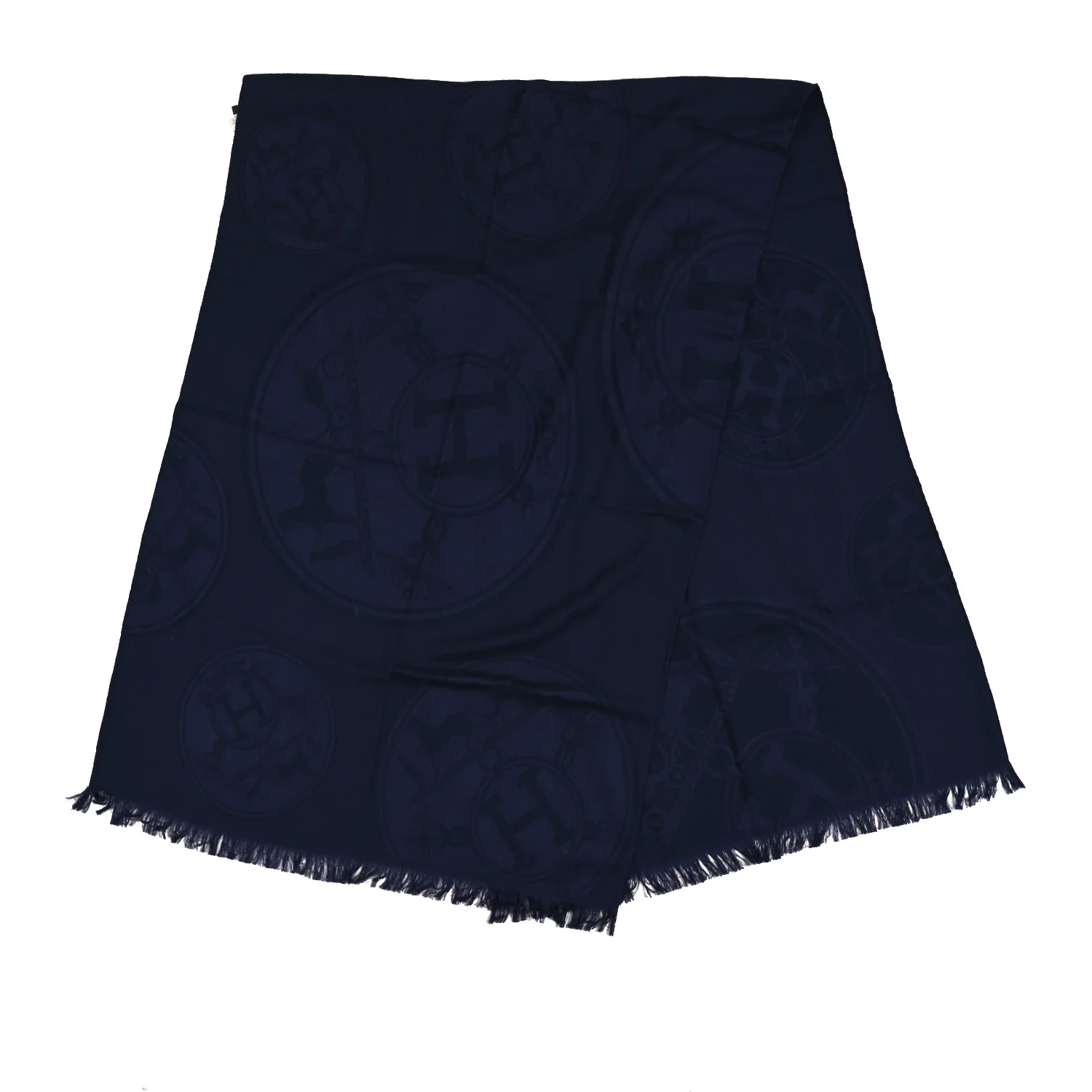 Cashmere Silk New Libris Stole Bleu De Chine - Image 2