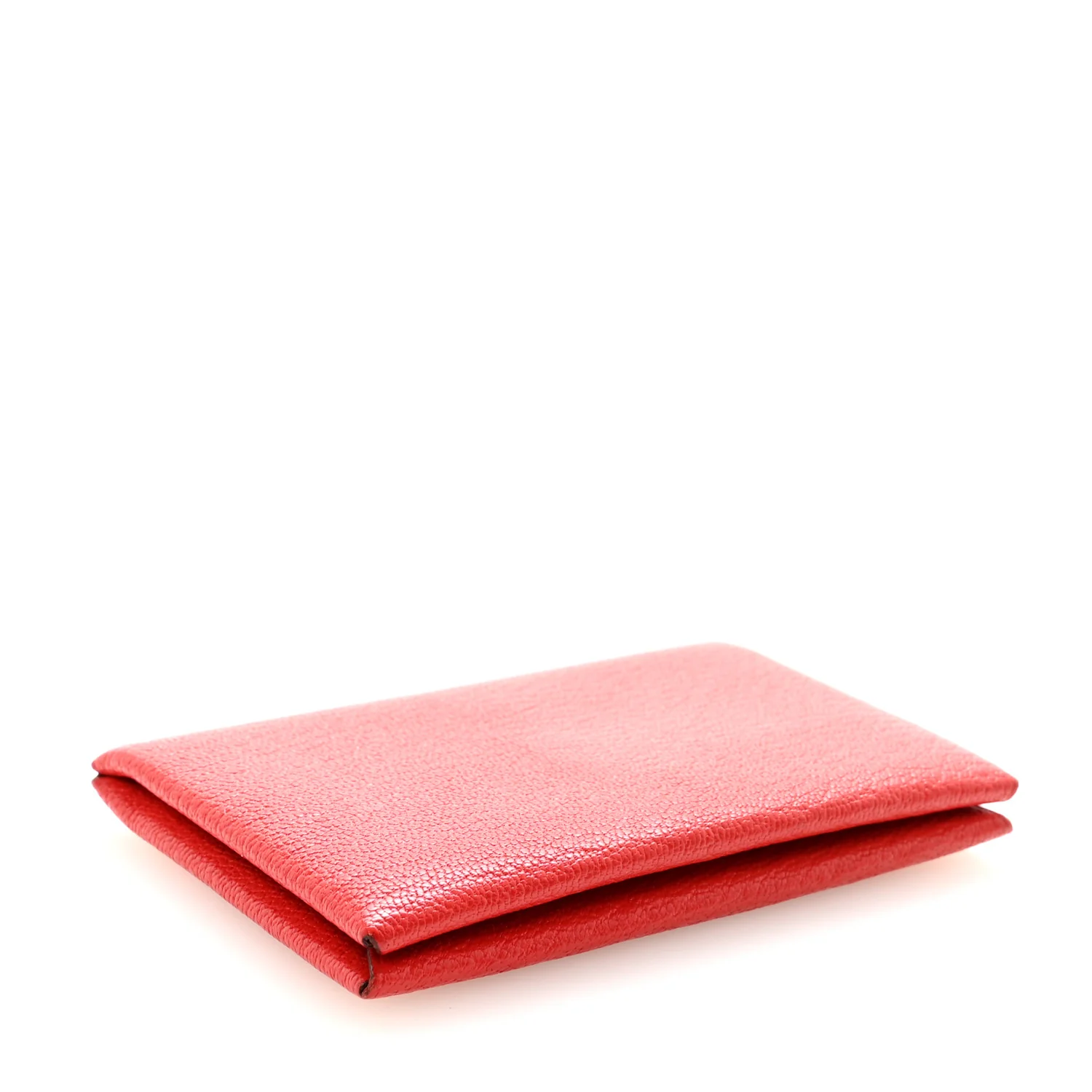 Chevre Mysore Calvi Card Case Rouge Tomate - Image 4